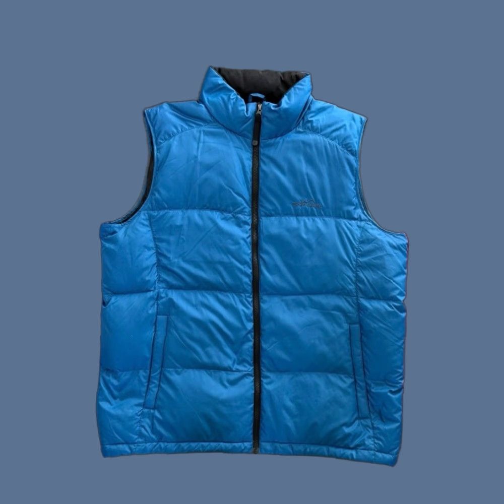 Eddie Bauer **Eddie Bauer Men's XL Blue Premium Goose Down Puffer Vest** User: **Eddie Bauer Men's Premium Goose Down Puffer Vest XL Blue** Size US XL / EU 56 / 4 - 1 Thumbnail