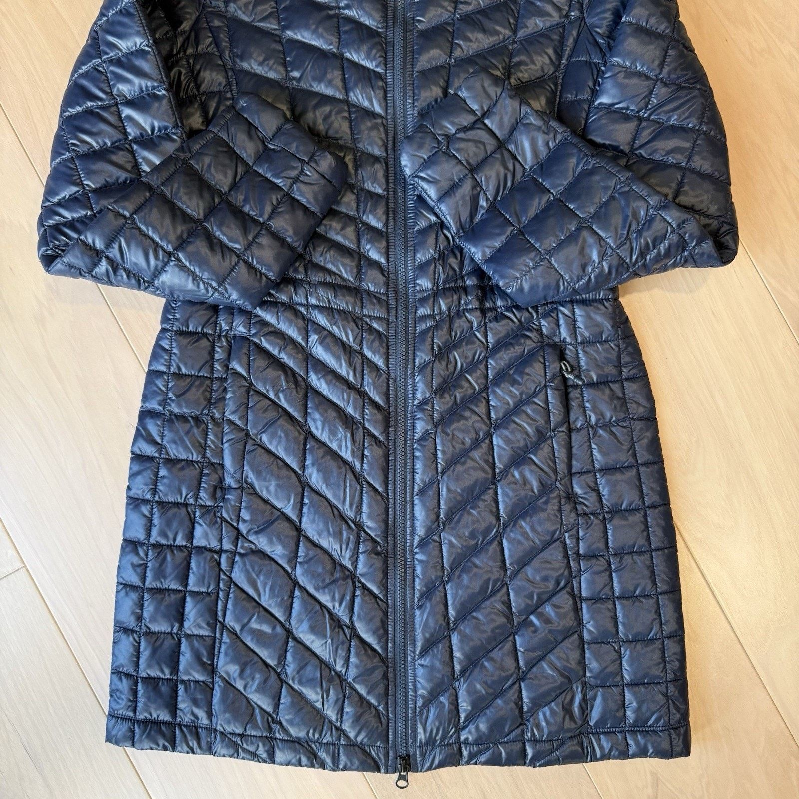 The North Face North Face Thermoball Parka Jacket S Navy Full Zip Insulated Size S / US 4 / IT 40 - 6 Thumbnail
