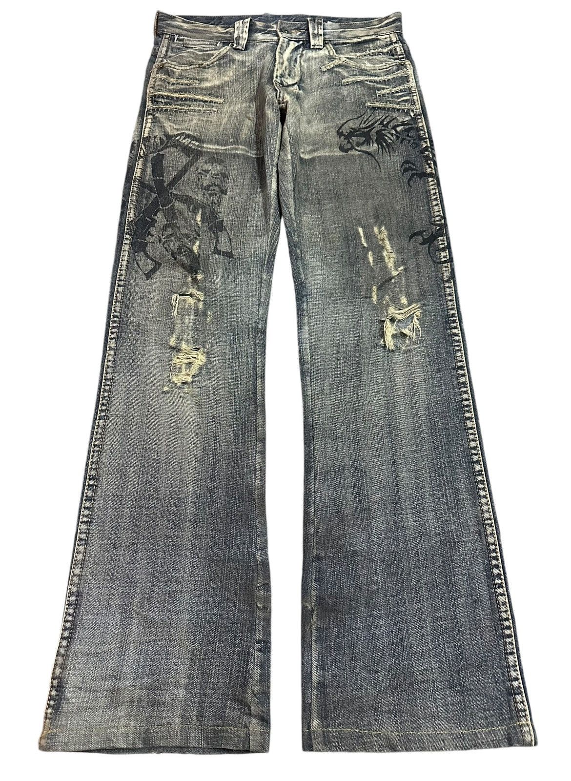 Japanese Brand Semantic Design Mud Wash Denim Size US 30 / EU 46 - 1 Thumbnail