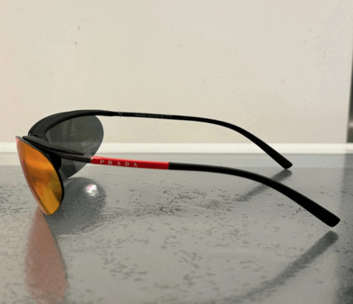 Prada PRADA Sunglasses Wrap Star Sport Rimless Luna Rossa Symbol Size ONE SIZE - 5 Thumbnail