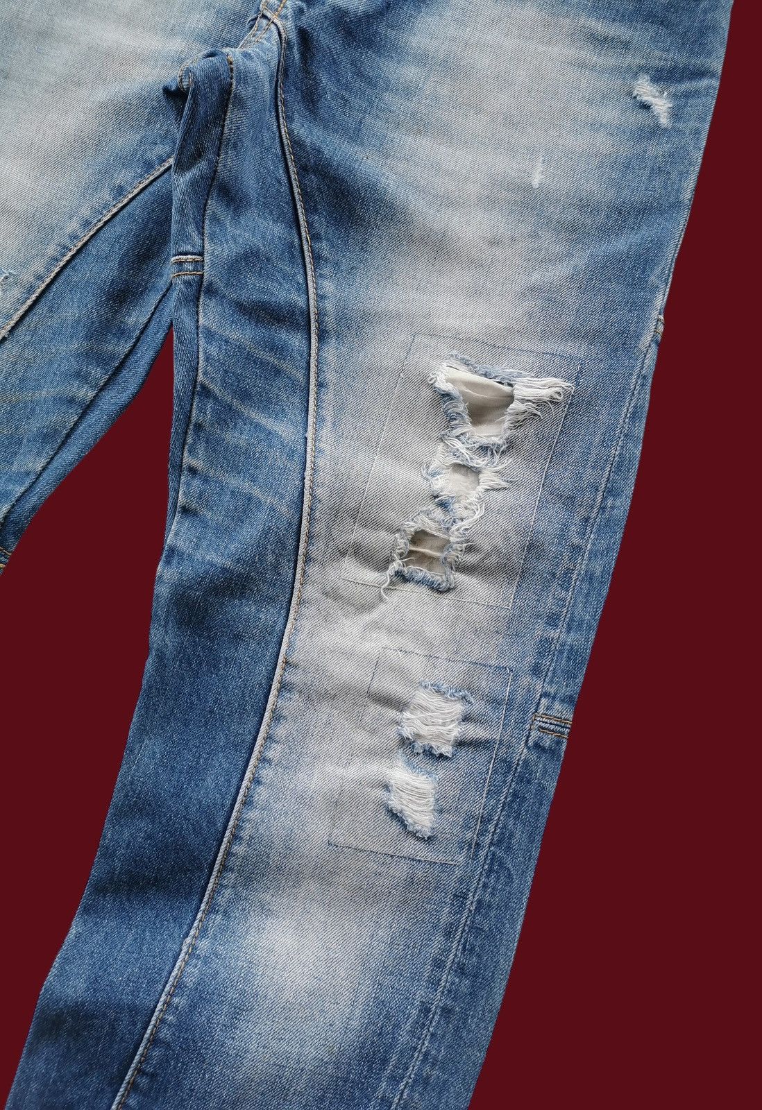 Dsquared2 Y2K Dsquared2 Punk Opium Vintage Jeans Made in Italy Size US 32 / EU 48 - 3 Thumbnail