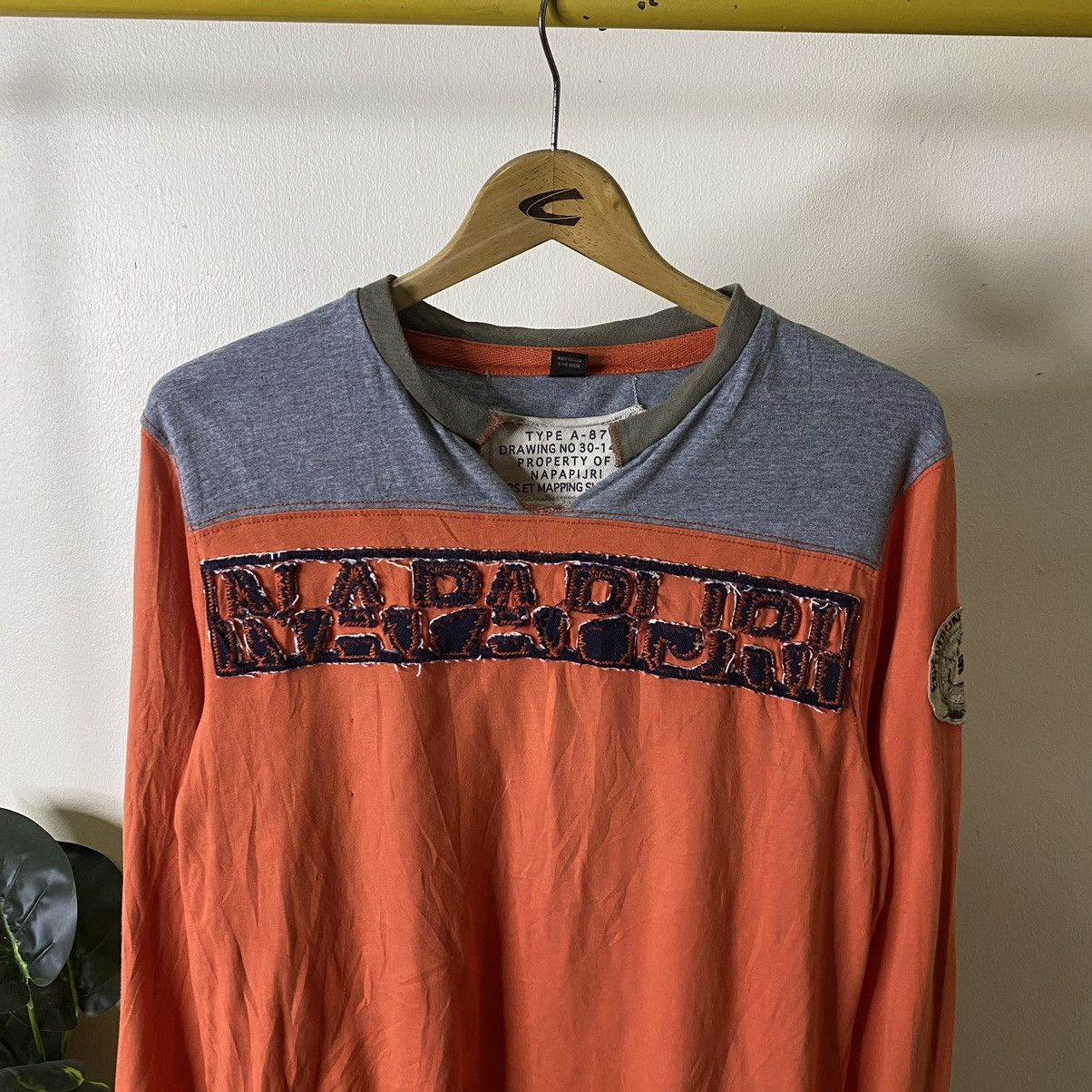 Napapijri Napapijri Type A-87 Embroidery Spell Out LS Tee Size US M / EU 48-50 / 2 - 2 Thumbnail