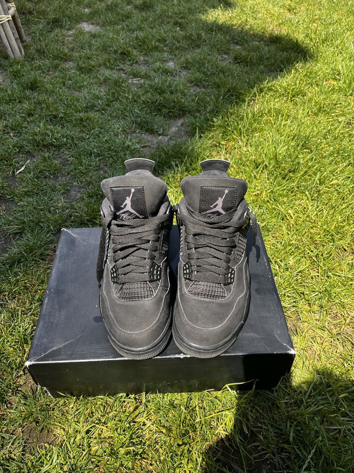 Jordan Brand × Nike Jordan 4 rétro Black Cat (2020) Size US 7.5 / EU 40-41 - 3 Thumbnail