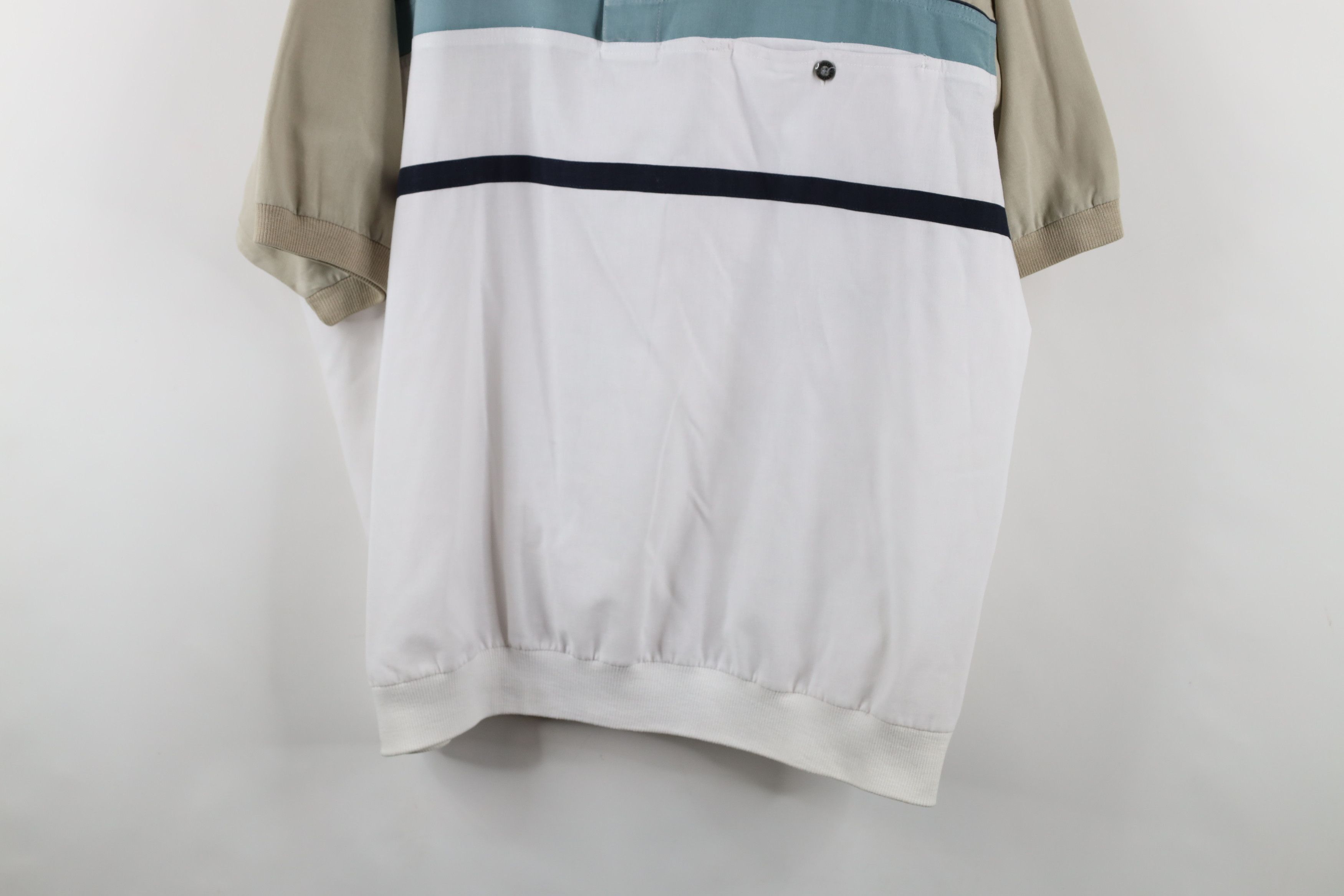 Vintage Vintage 90s Streetwear Block Pullover Polo Shirt Mob Mafia Size US XL / EU 56 / 4 - 3 Thumbnail