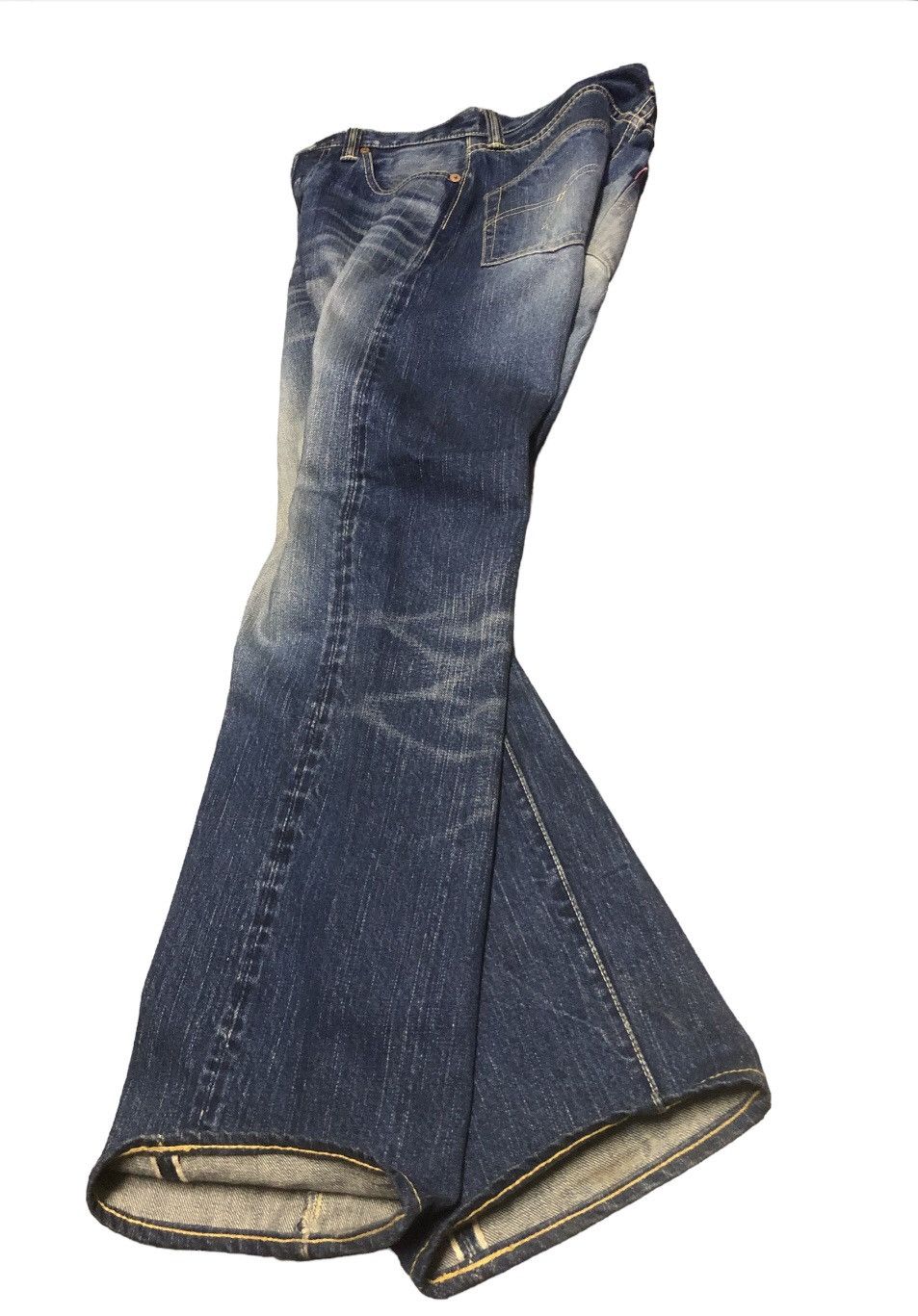 image of The Flat Head Selvedge Denim Jeans in Blue, Men's (Size 27)