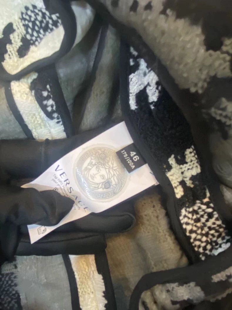 Versace Versace Houndstooth coat Size L / US 10 / IT 46 - 8 Thumbnail