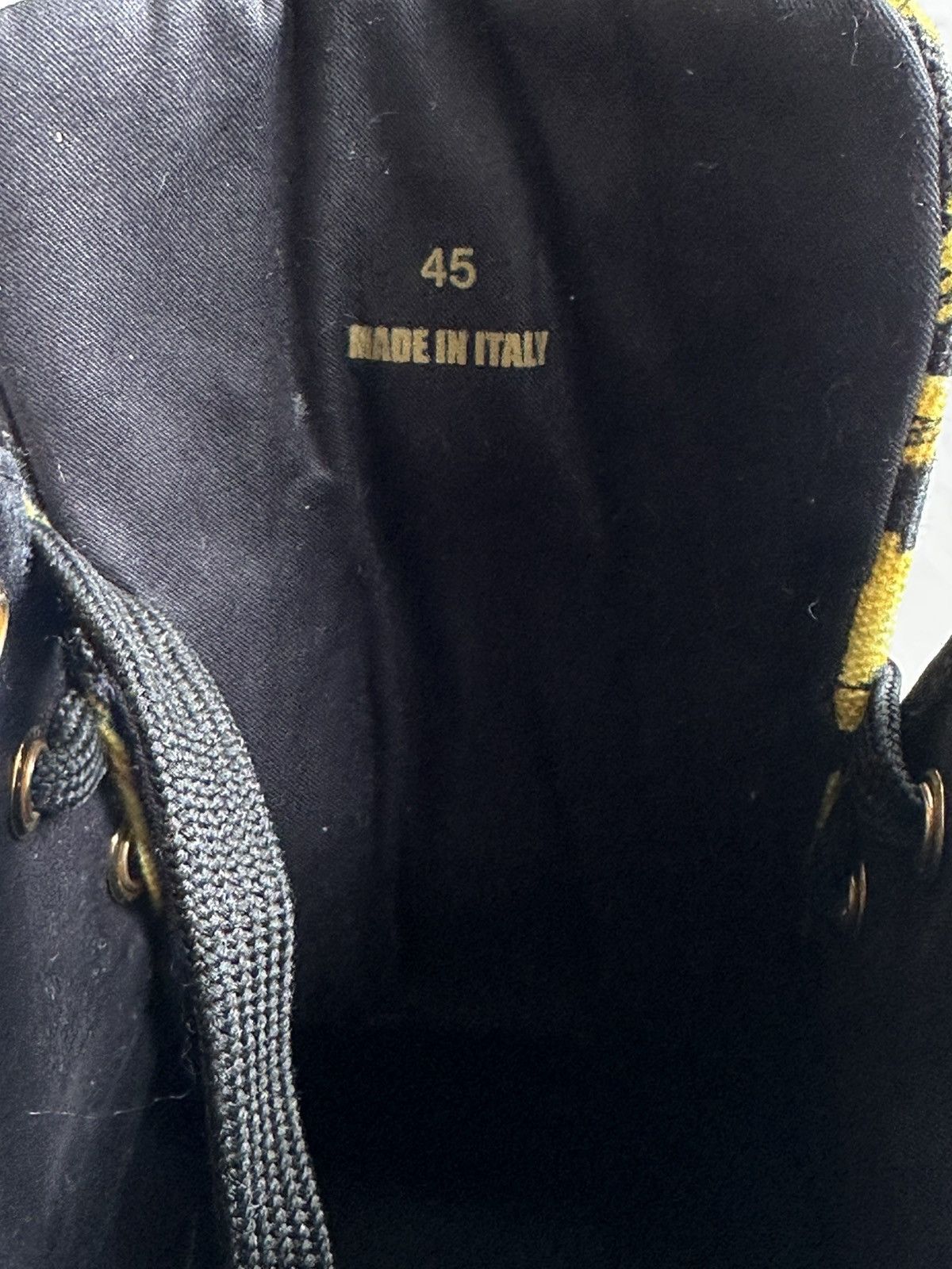 Versace Versace High Top Sneakers Size US 12 / EU 45 - 6 Thumbnail
