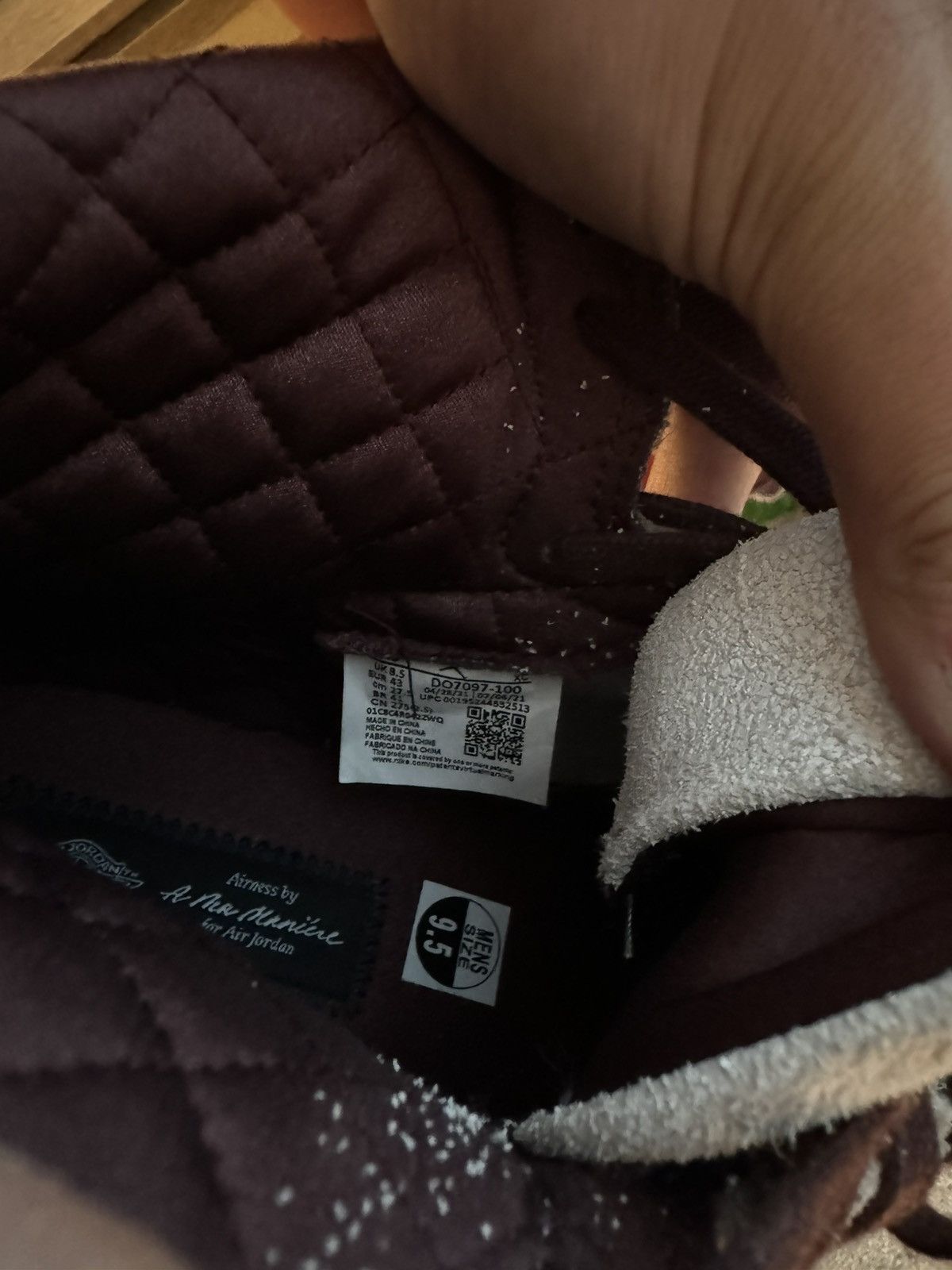 A Ma Maniere × Jordan Brand Air Jordan 1 High OG ‘Airness’ x A Ma Maniere Size US 9.5 / EU 42-43 - 12 Thumbnail