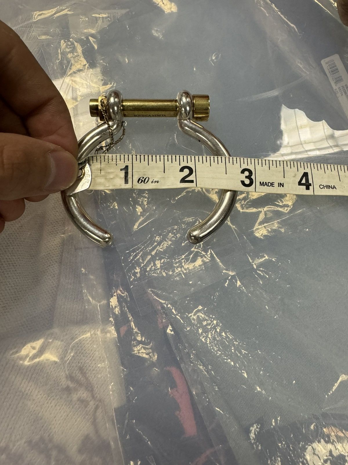 Bottega Veneta o1rshd1 Size: S / Sterling Bracelet in Silver/Yellow Gold Size ONE SIZE - 15 Thumbnail