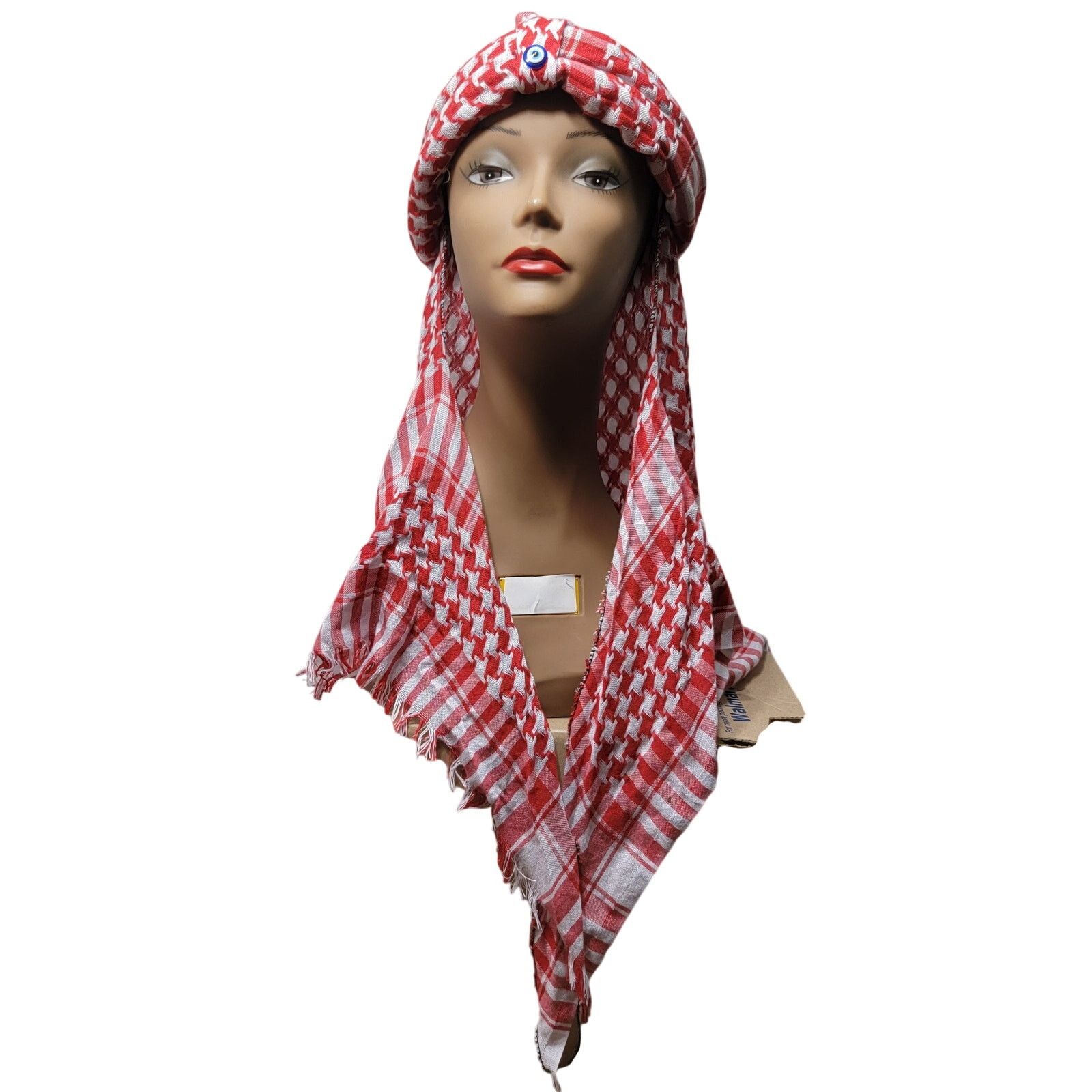 Other Traditional Fez Hat with Scarf, Keffiyeh w/ All-Seeing Eye Size ONE SIZE - 1 Thumbnail