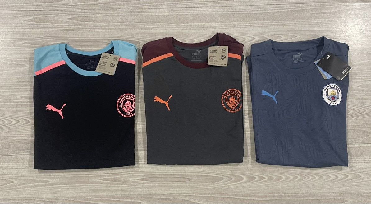 Puma Puma Lot Of 3 Manchester City Soccer Shirt Men’s Size Large Size US L / EU 52-54 / 3 - 1 Thumbnail