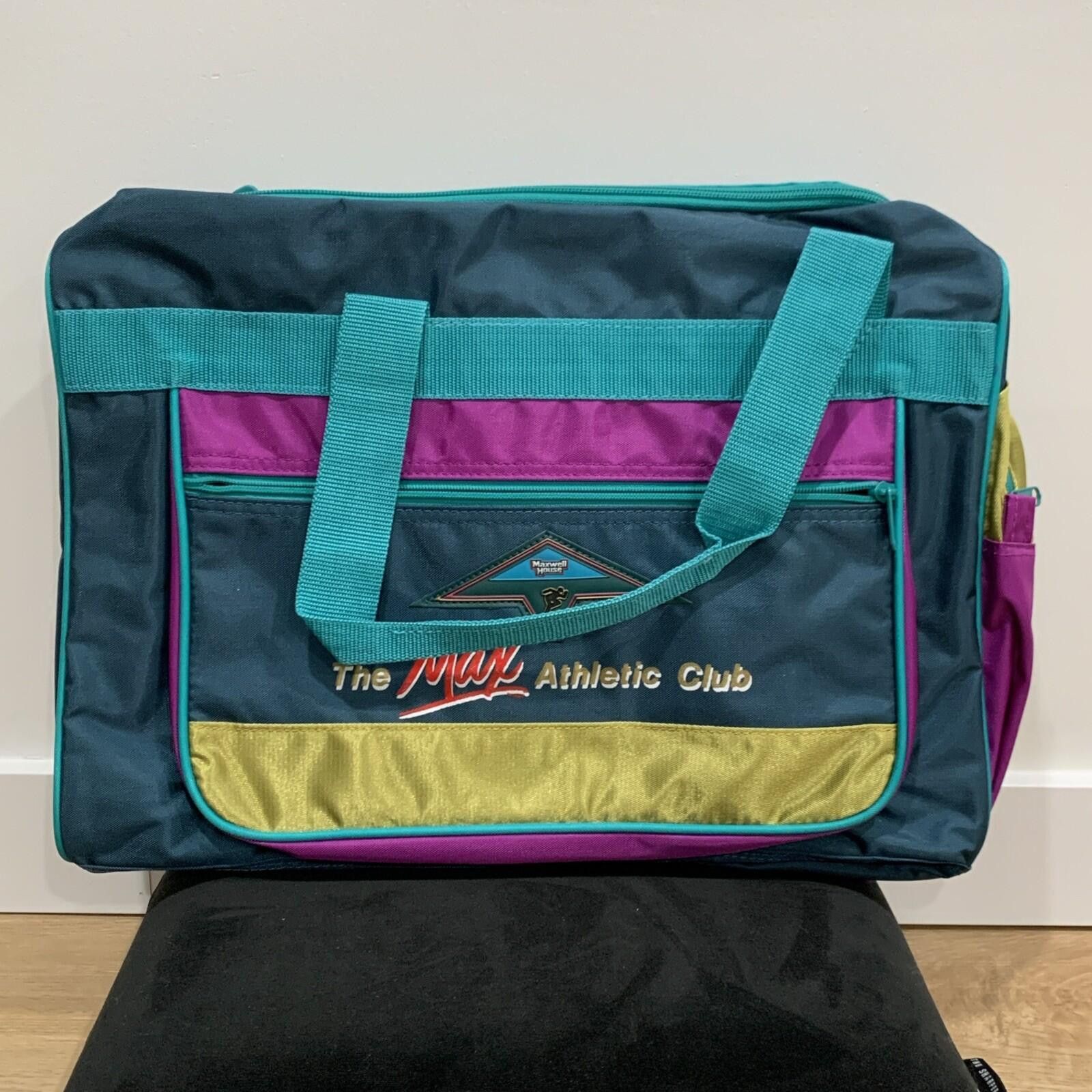 Other Vintage 1980s Maxwell House Athletic Club Duffel Bag New NOS Size ONE SIZE - 6 Thumbnail