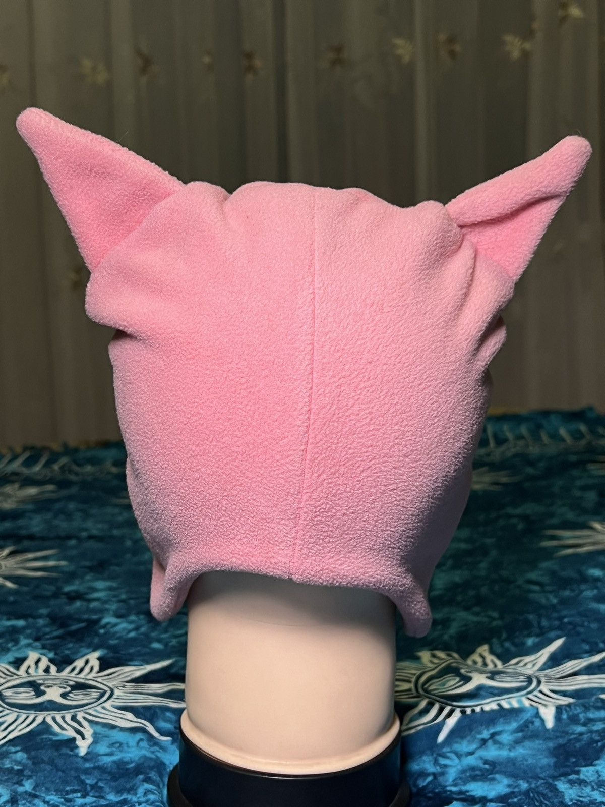 Japanese Brand Y2K Pink Cat Beanie Hat Fleese Cap Size ONE SIZE - 15 Thumbnail