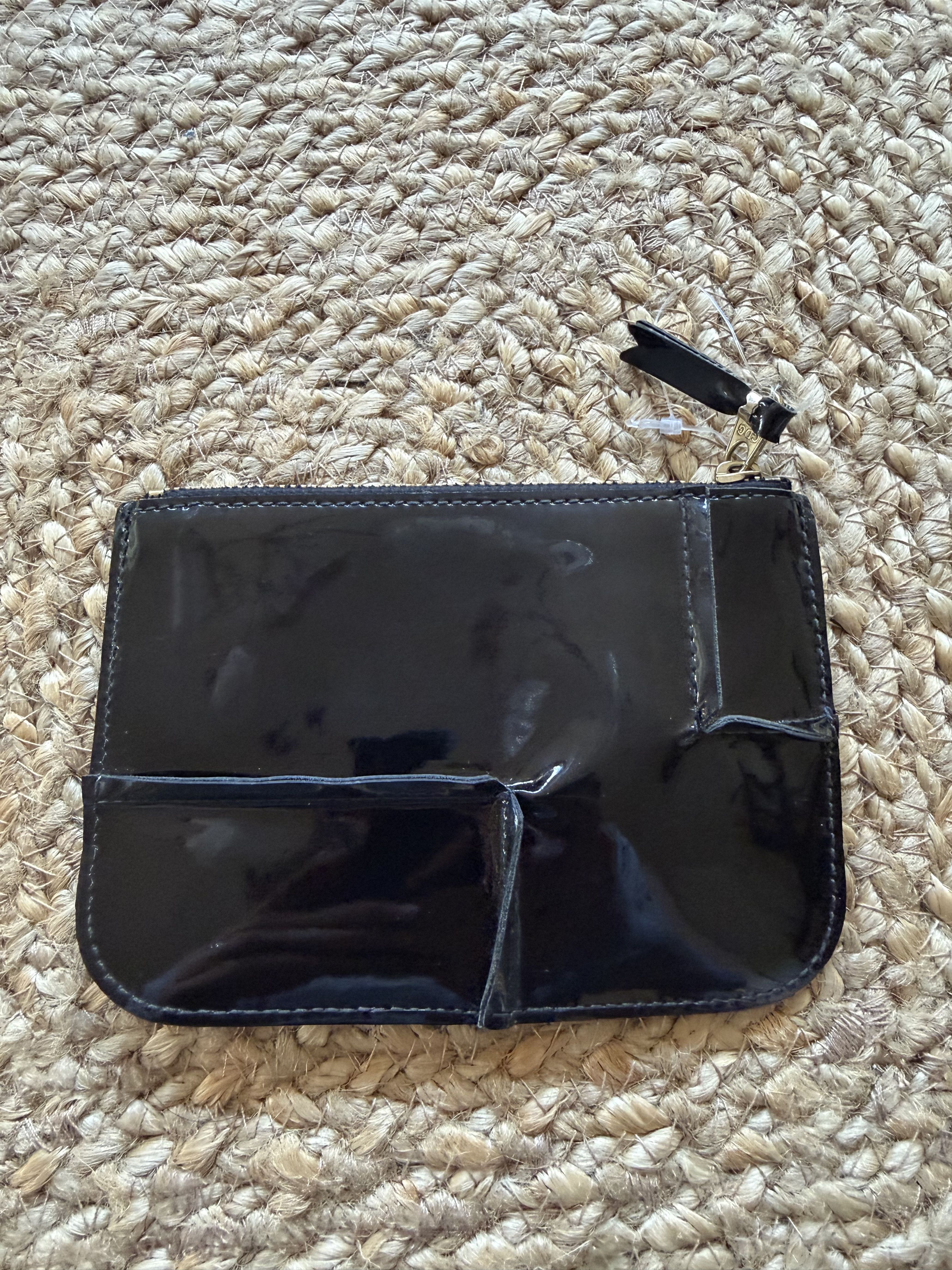 Comme des Garcons Comme Des Garcons Patent Leather Pouch Wallet Zip $174 MSRP Size ONE SIZE - 5 Thumbnail