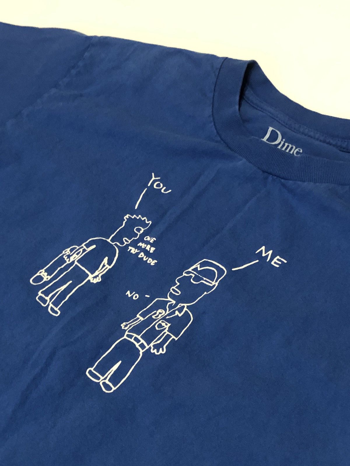 Dime × Polar Skate Co. Dime blue tee, T-shirt Skate sk8 Size US M / EU 48-50 / 2 - 1 Thumbnail