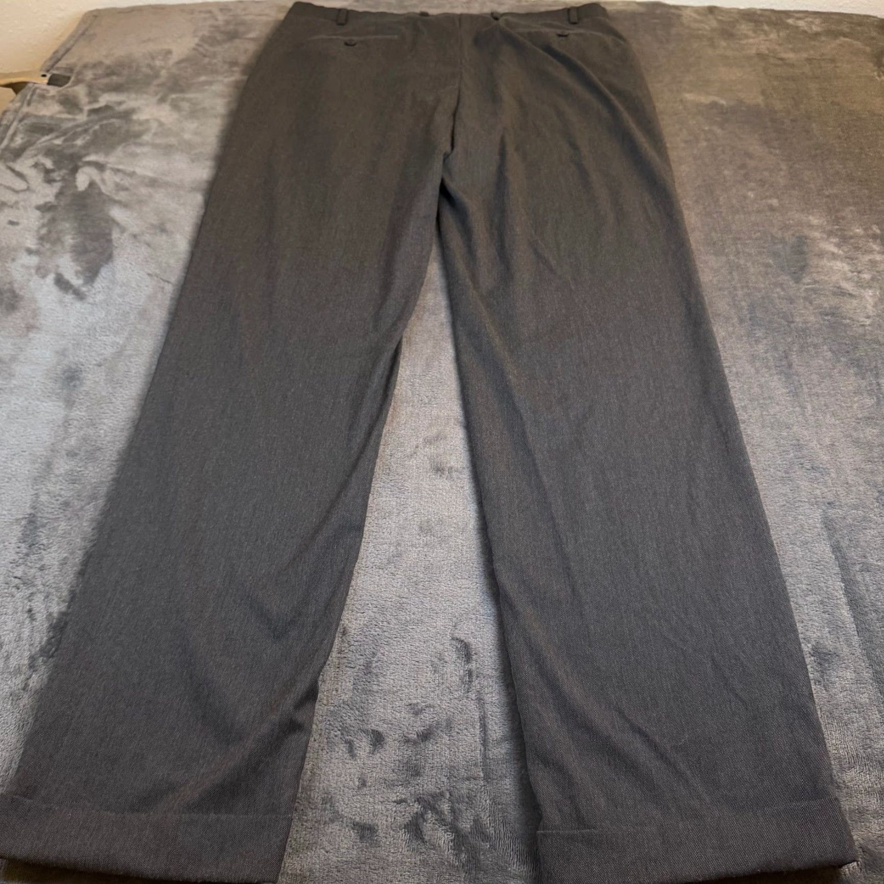 Ralph Lauren Lauren Ralph Lauren Gray Pleated Dress Pants Trousers Mens 36W 34L Size US 36 / EU 52 - 4 Thumbnail