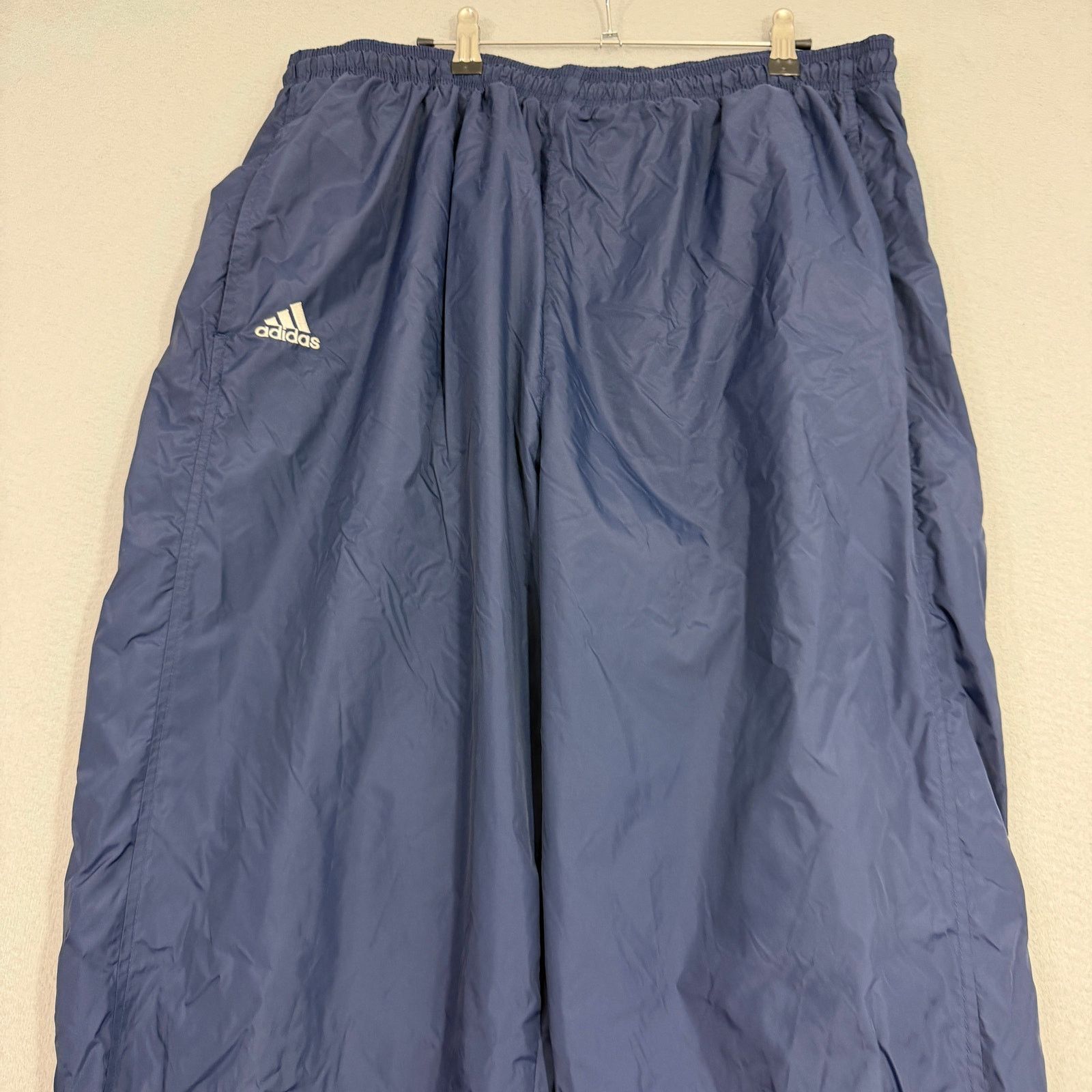 Adidas Vintage Adidas Windbreaker Track Pants Men's 2XL Blue White Size US 38 / EU 54 - 3 Thumbnail
