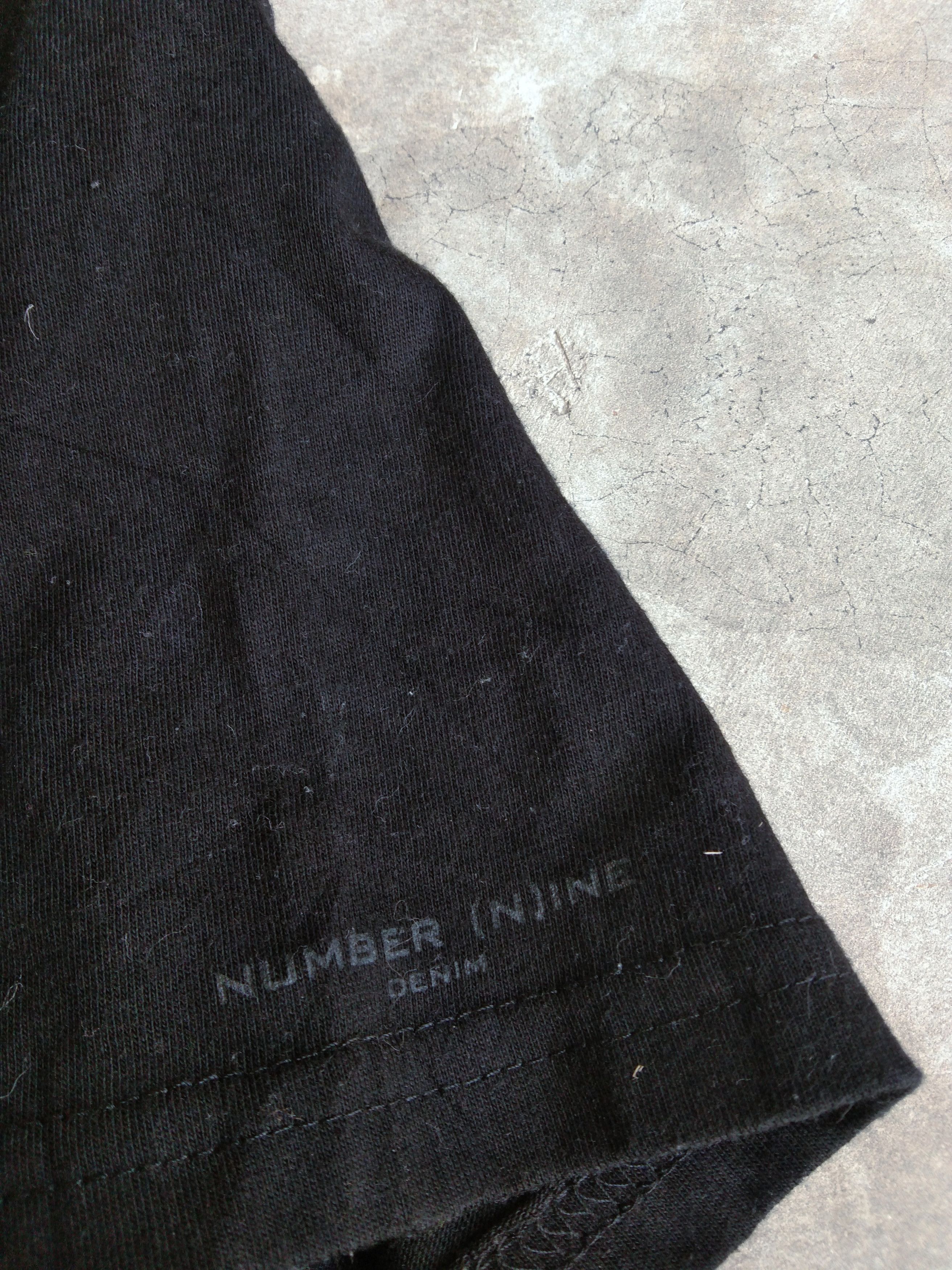 NANO universe × Number (N)ine Number (N)ine Denim Music Pocket V- Neck T Shirt Black Size US M / EU 48-50 / 2 - 4 Thumbnail