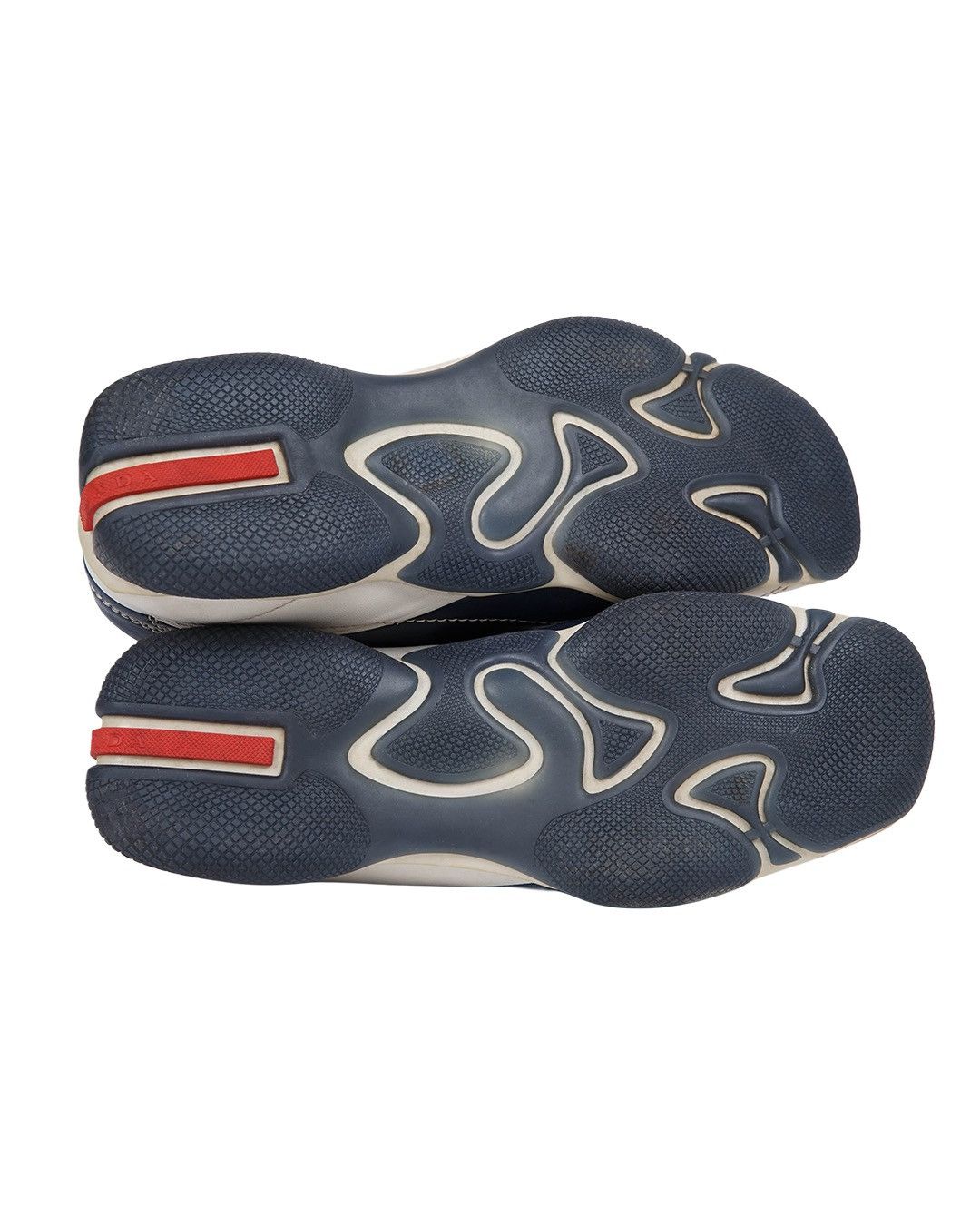 Prada Prada Sport 2001 Leather Sneakers in Navy/Beige Size US 7 / EU 40 - 6 Thumbnail
