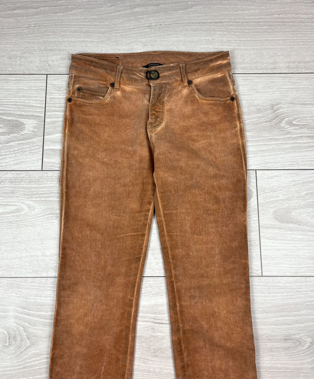 plein sud Plein Sud Jeanius Avante Garde Washed Skinny Womens Pants Size 28" / US 6 / IT 42 - 4 Thumbnail