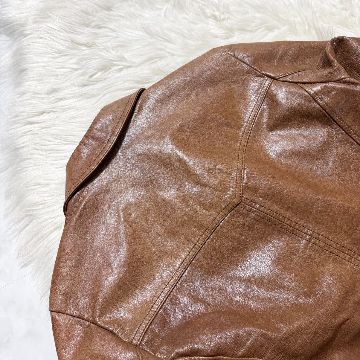 Authentic Dolce & Gabbana Runway Zip-Up Leather Jacket