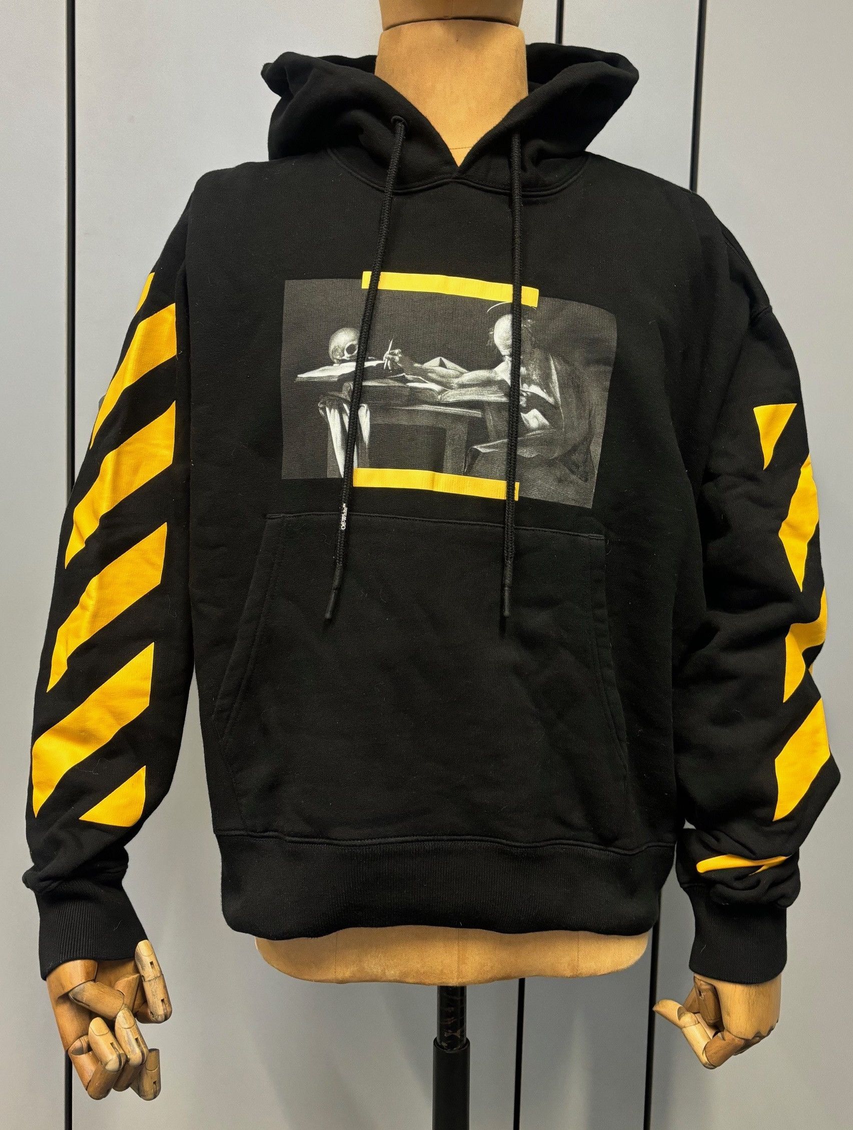 Off white jacket black and yellow best sale