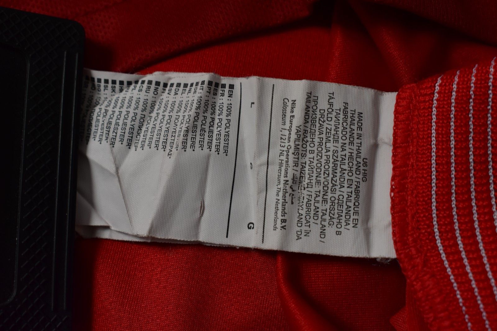 Nike NIKE Poland Away Red Football Shirt Polska SIZE L adults Size US L / EU 52-54 / 3 - 11 Thumbnail