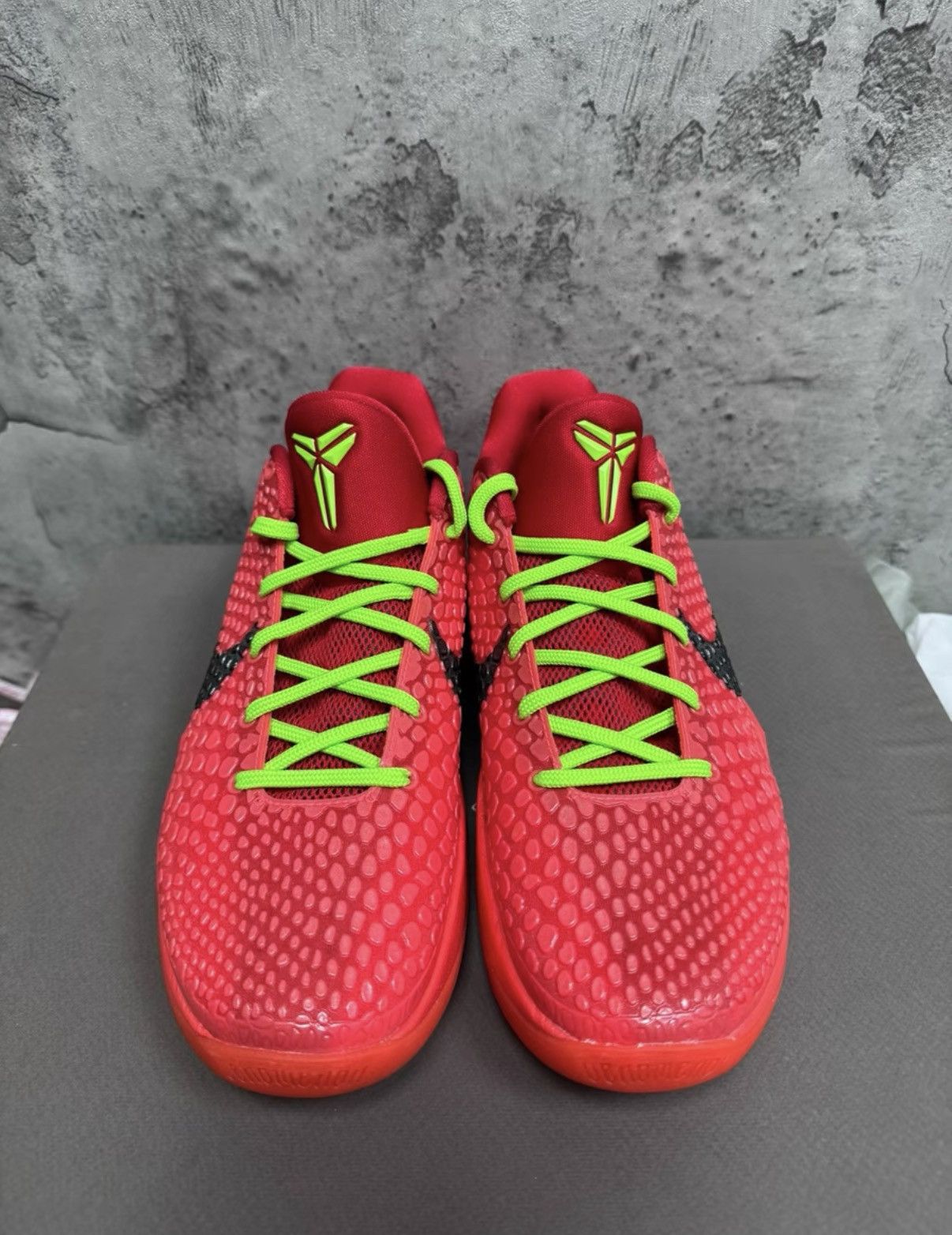 Nike Nike Kobe 6 Reverse Green Hornet FV4921-600, Red & Green K37 Size US 8 / EU 41 - 3 Thumbnail