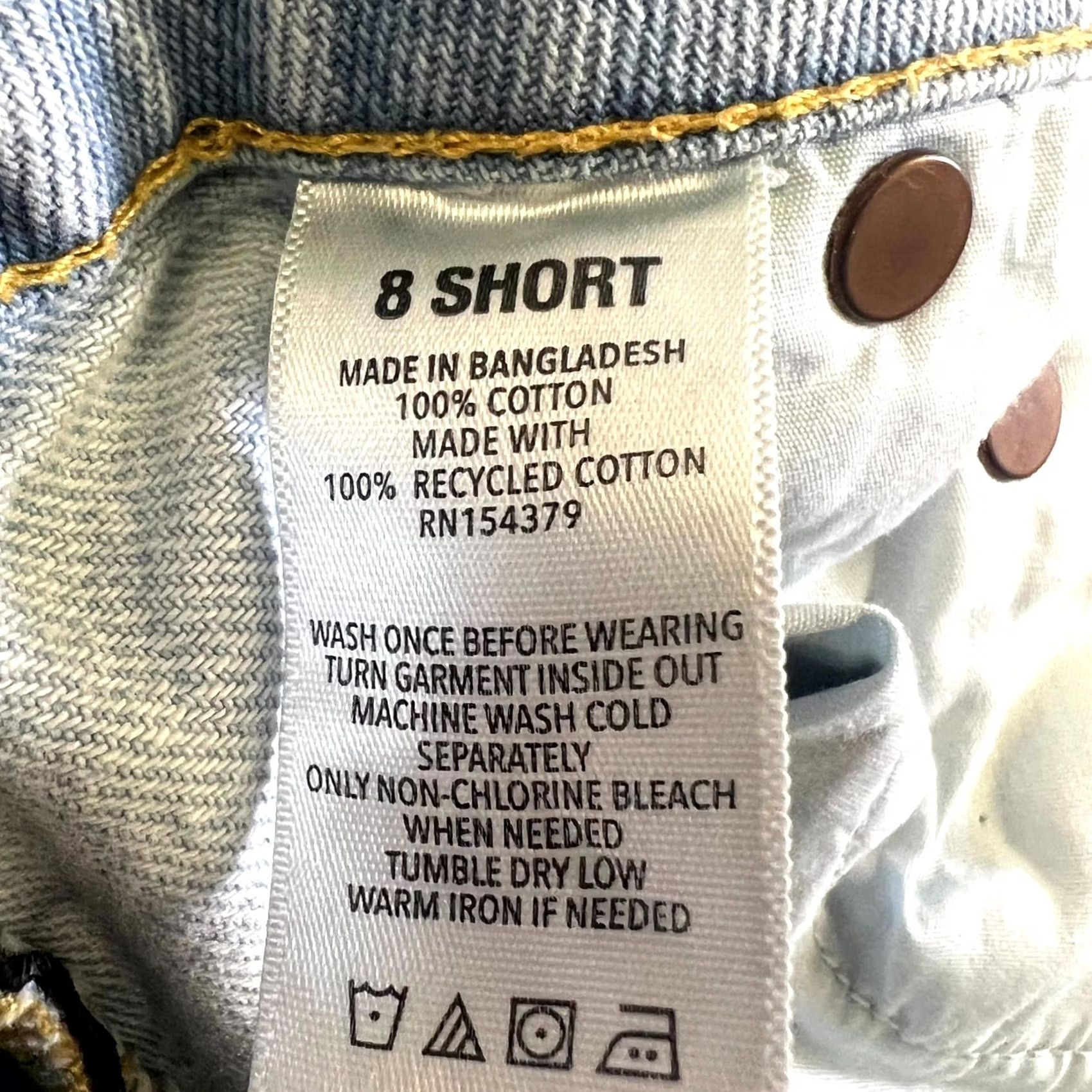 Vintage Aéropostale Jeans Women's 8 Blue Cotton Denim Baggy Straight Workwear Faded Jeans Size 30" / US 8 / IT 44 - 6 Thumbnail