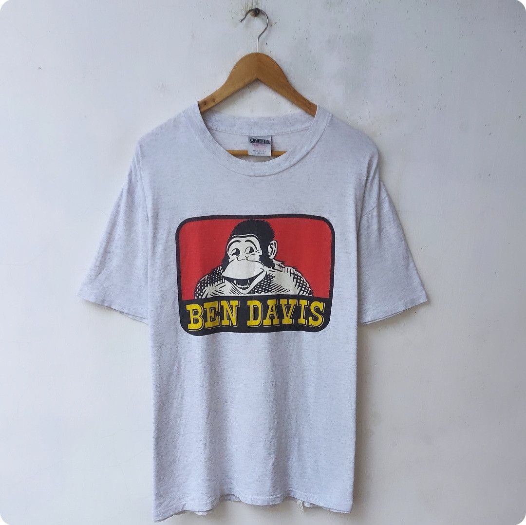Ben Davis Vtg 90s BEN DAVIS Big Logo Tshirt Size US L / EU 52-54 / 3 - 1 Thumbnail