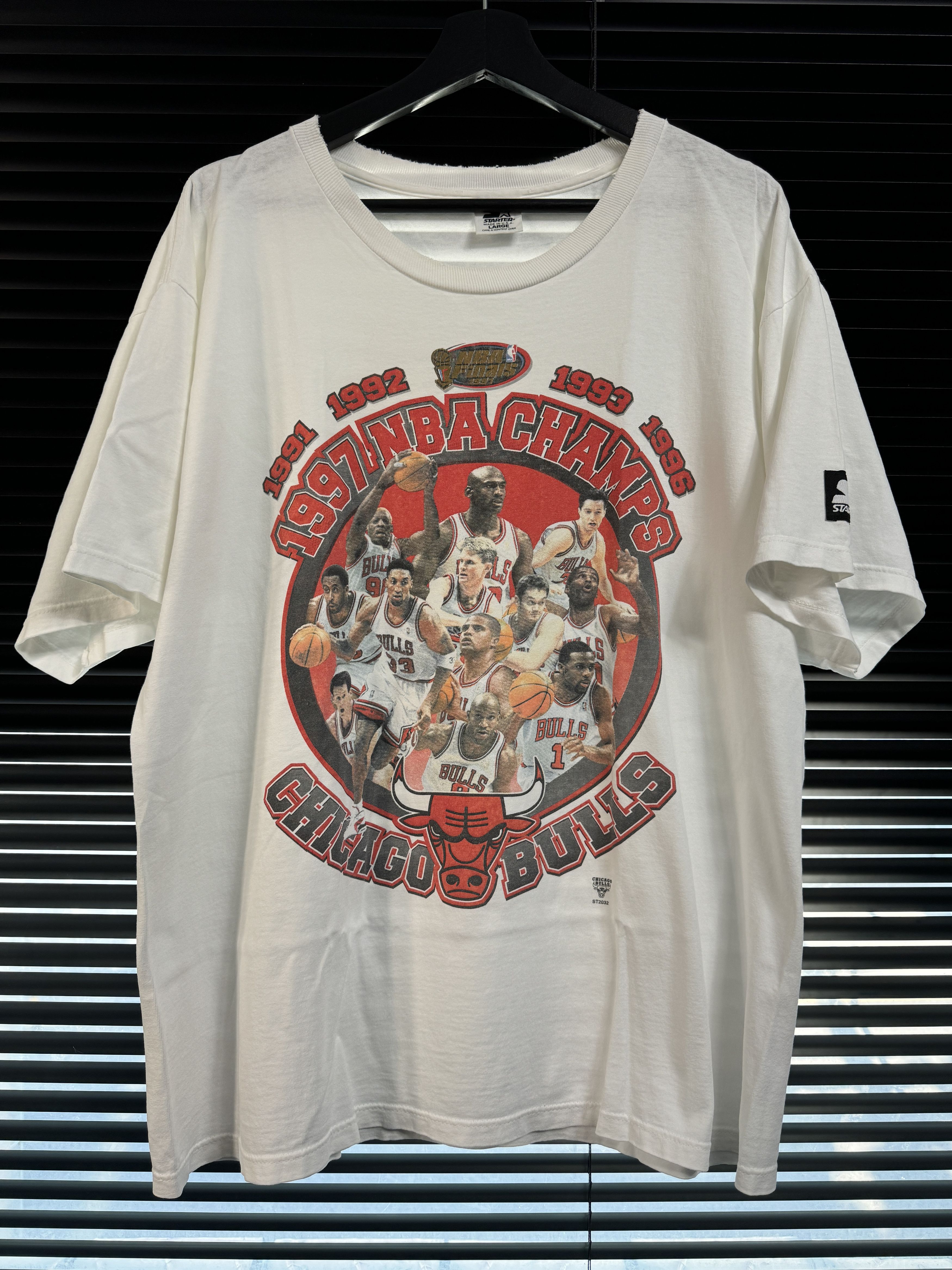 NBA × Vintage Vintage 1997 NBA Final Chicago Bulls T-shirt Size US L / EU 52-54 / 3 - 1 Thumbnail