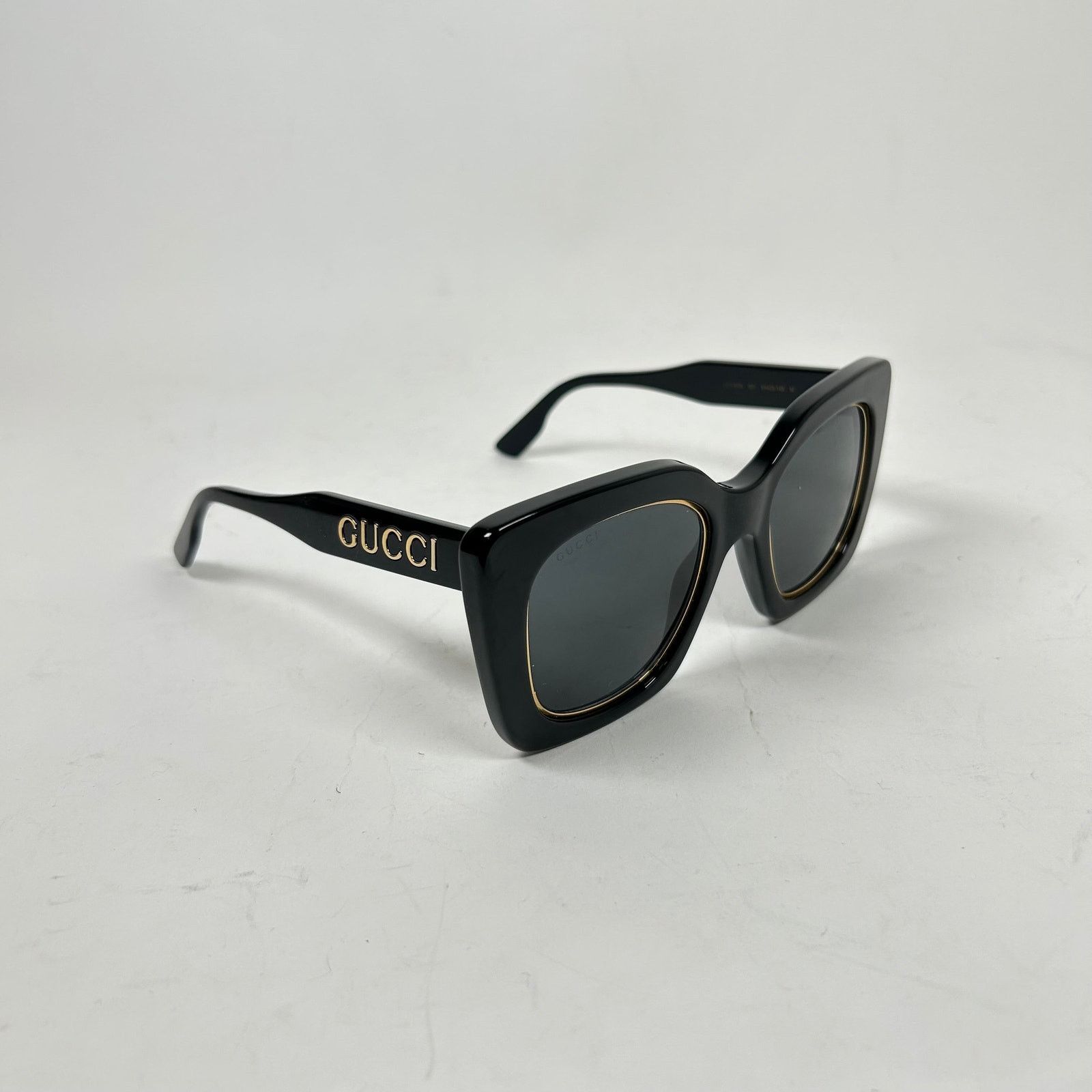 Gucci Gucci Acetate Oversized Sunglasses Size ONE SIZE - 1 Thumbnail