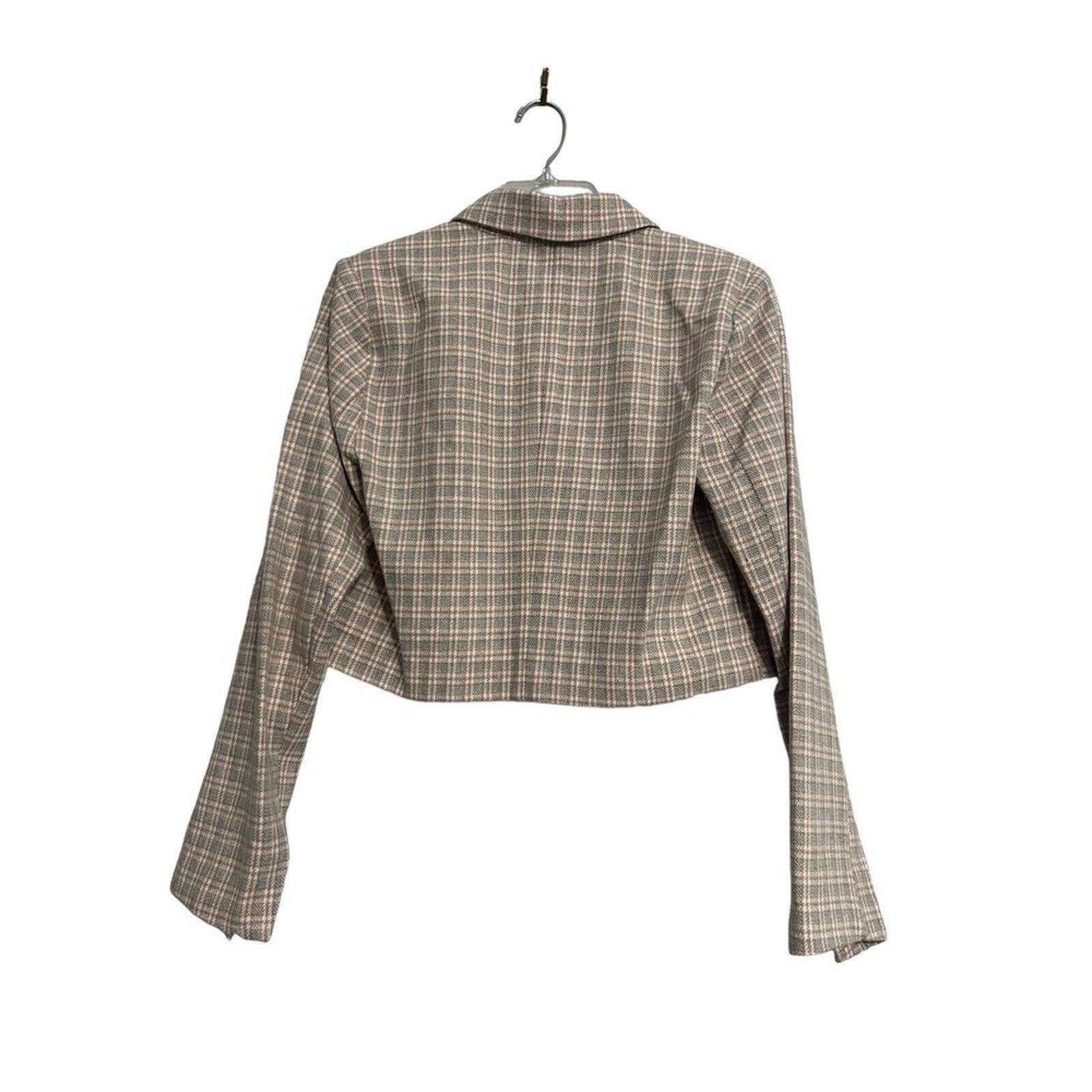 Other BCBGeneration Pink Grey Tweed Cropped NWT Blazer Small Size S / US 4 / IT 40 - 2 Thumbnail