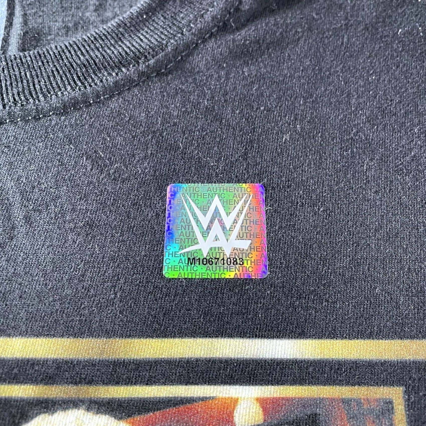 Vintage VINTAGE WWE Wrestlemania 39 Shirt Mens M Black Graphic Print Crew Neck Short Sleeve WWE Retro Sports Mens Size US M / EU 48-50 / 2 - 7 Thumbnail