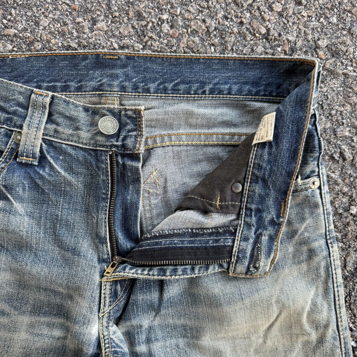 Levi's Vintage Clothing VINTAGE LEVI’S 502 FADED RIPPEP JEAN DENIM PANTS Size US 36 / EU 52 - 7 Thumbnail