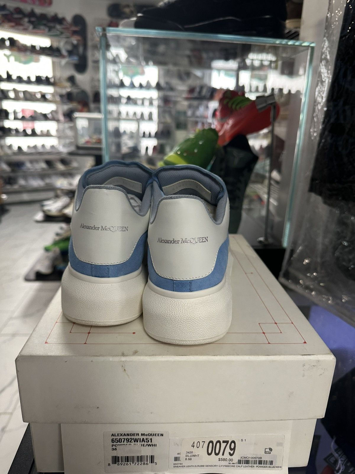Alexander McQueen Alexander McQueen ‘Blue/White’ Size US 8.5 / IT 38.5 - 4 Thumbnail