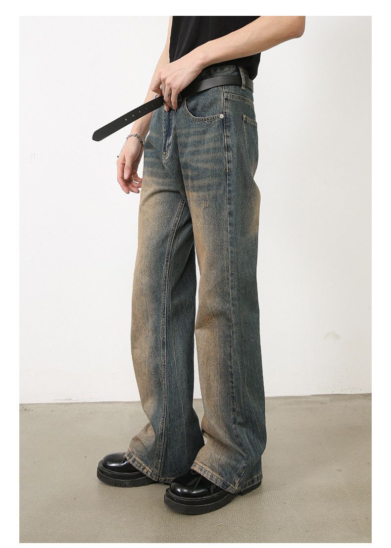 Vintage Japanese-Style Loose-Fit Men's Streetwear Flared Jeans Size US 32 / EU 48 - 3 Thumbnail