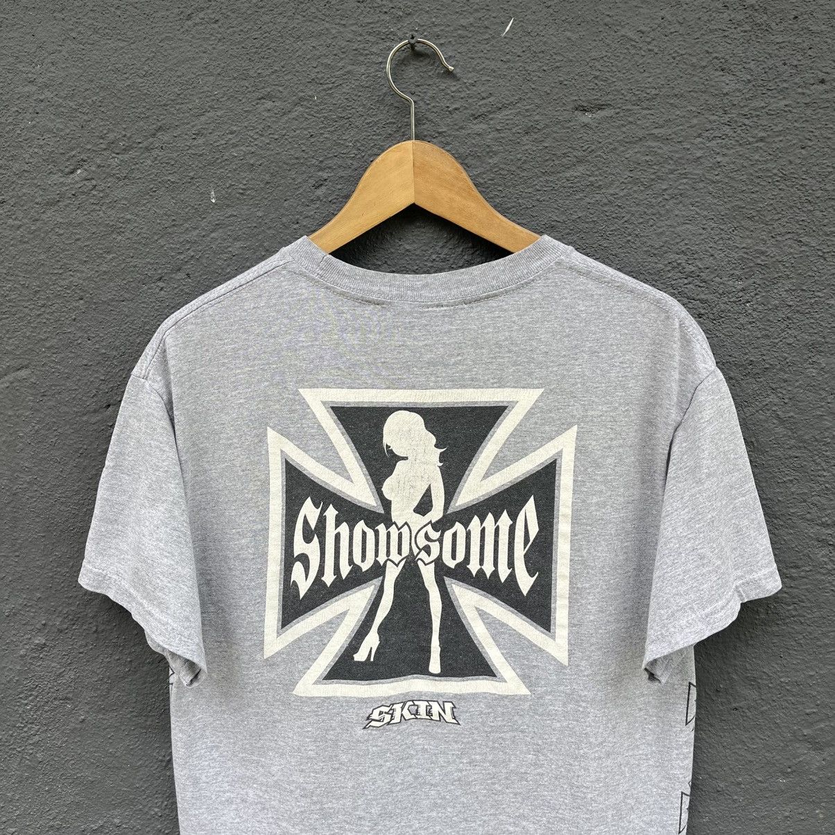 Hook-Ups Thrashed Vintage Skin Industries Skateboard Brand Tee Size US M / EU 48-50 / 2 - 2 Thumbnail