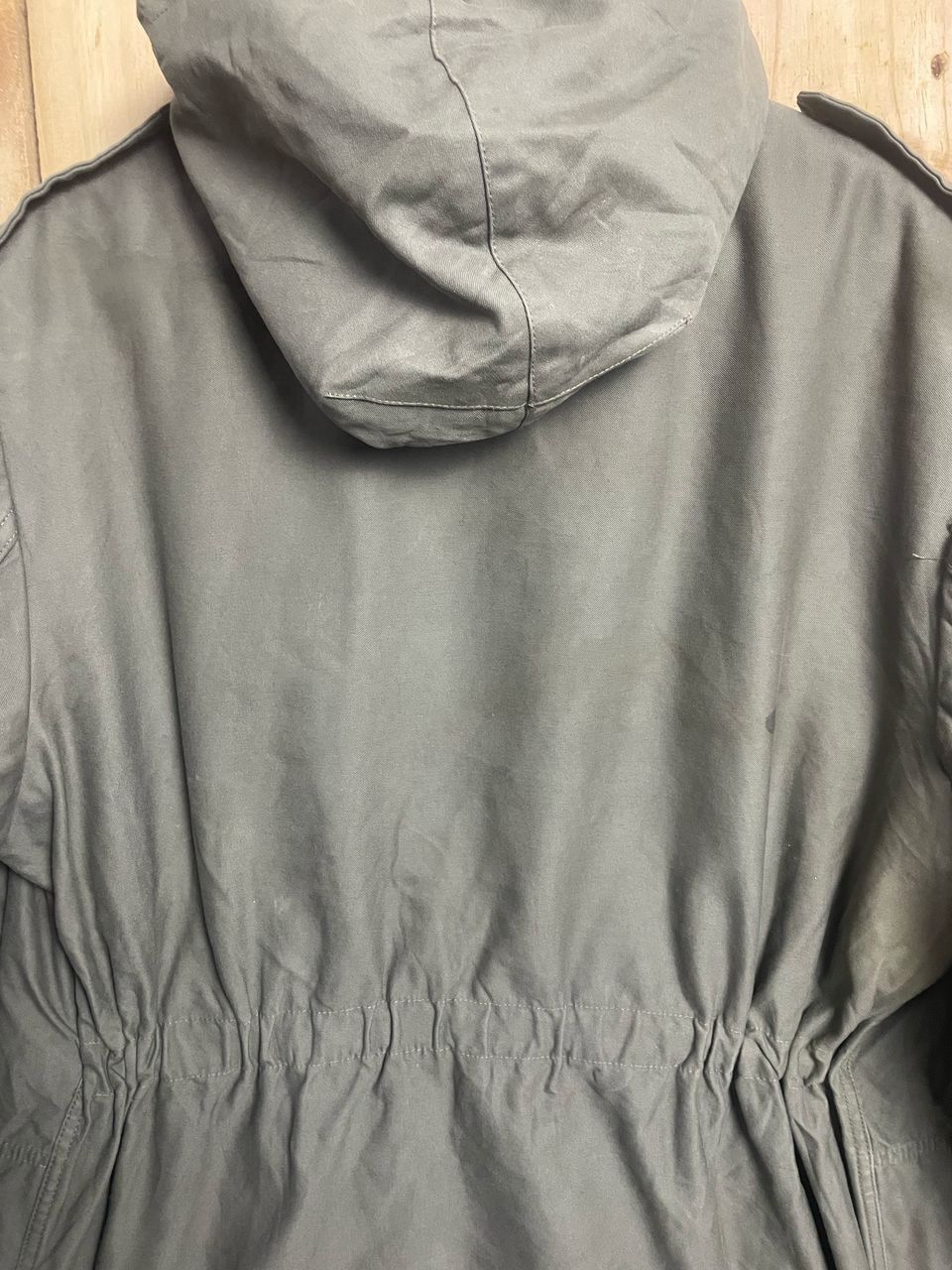 Vintage Vintage 1985 Military GermanyParka Button Hoodie Fleece Size US XL / EU 56 / 4 - 12 Thumbnail