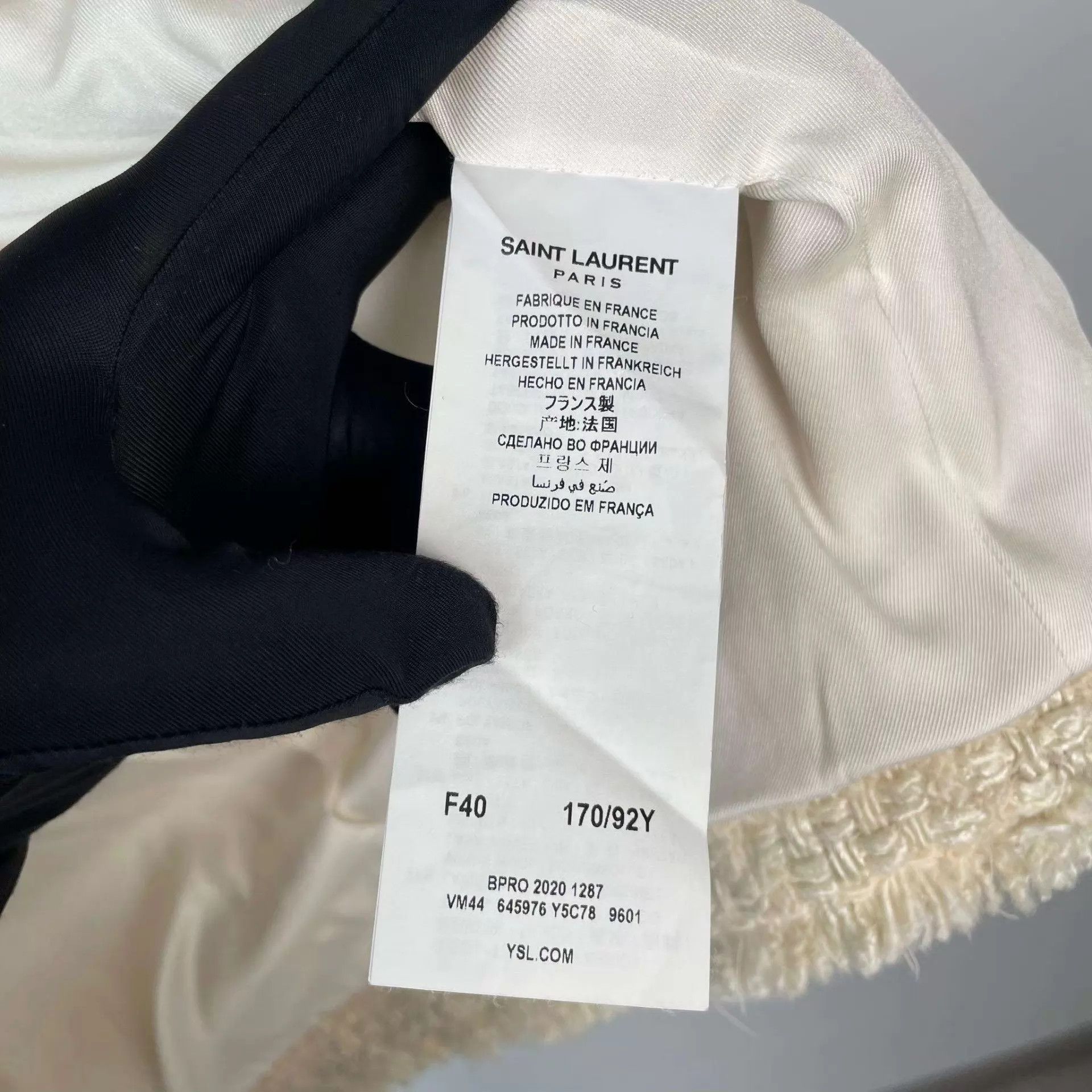 Yves Saint Laurent YSL Women's Chanel-style blazer 97 New Size M / US 6-8 / IT 42-44 - 7 Thumbnail