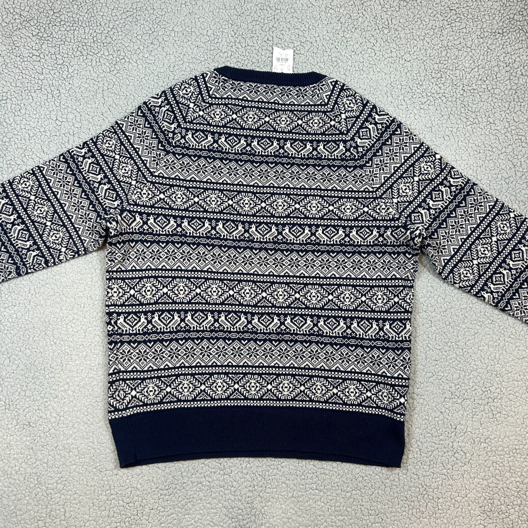 J.Crew J.CREW Crewneck Sweater 100% Cotton Navy L Long Sleeve Knit Pullover Casual Men Shirt Question? Size US L / EU 52-54 / 3 - 5 Thumbnail