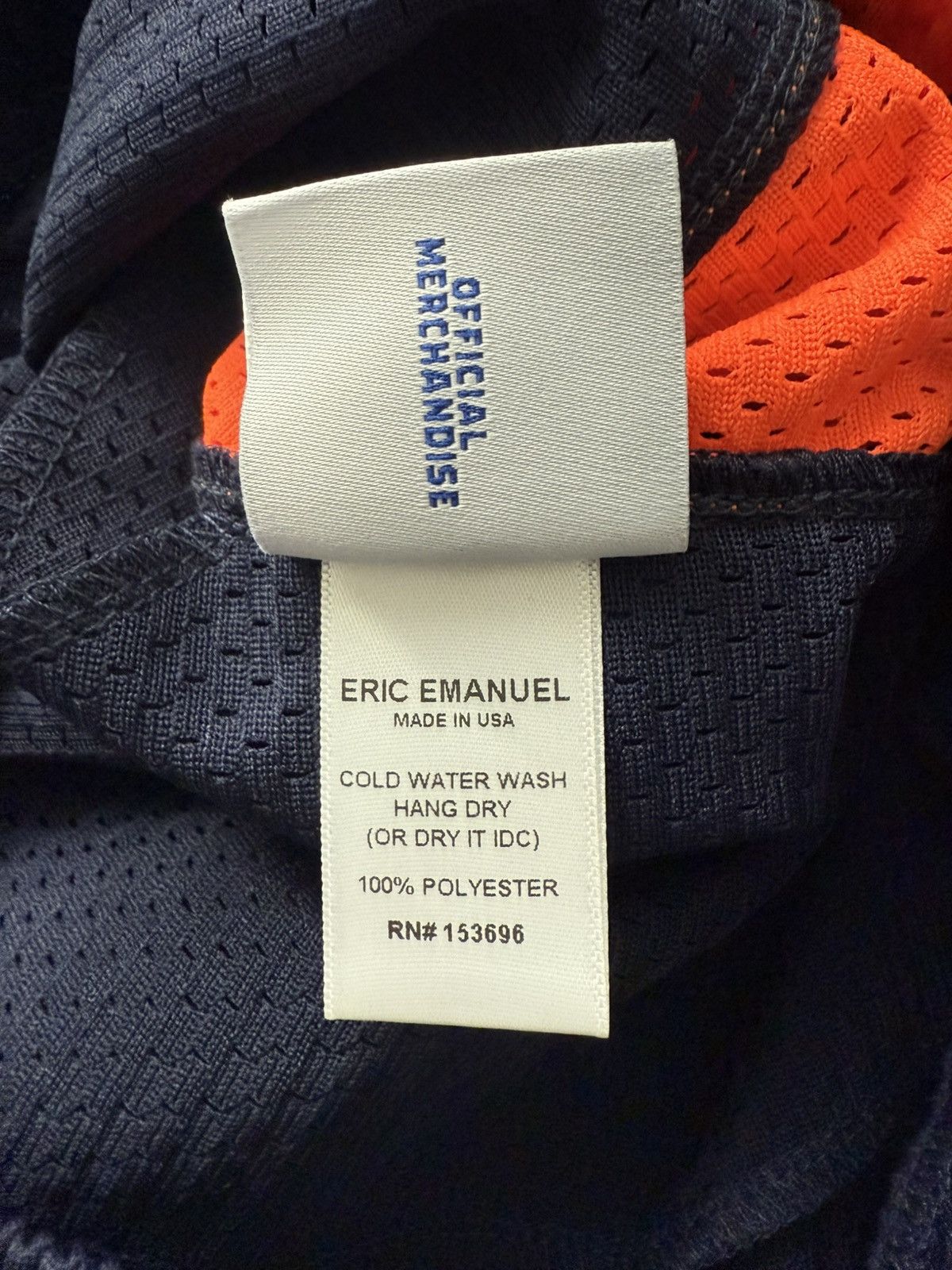 Eric Emanuel ERIC EMANUEL SHORTS NAVY BLUE/ORANGE Size US 36 / EU 52 - 7 Thumbnail