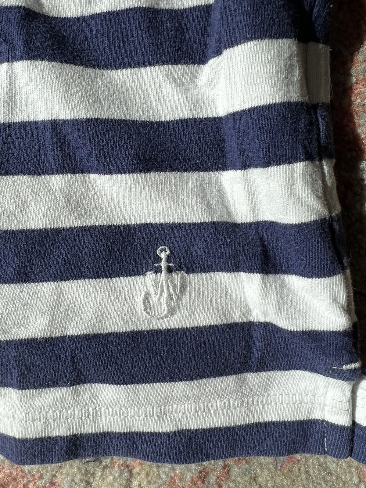JW Anderson × Uniqlo Uniqlo JW Anderson Striped Asymmetrical T-Shirt Size US M / EU 48-50 / 2 - 4 Thumbnail