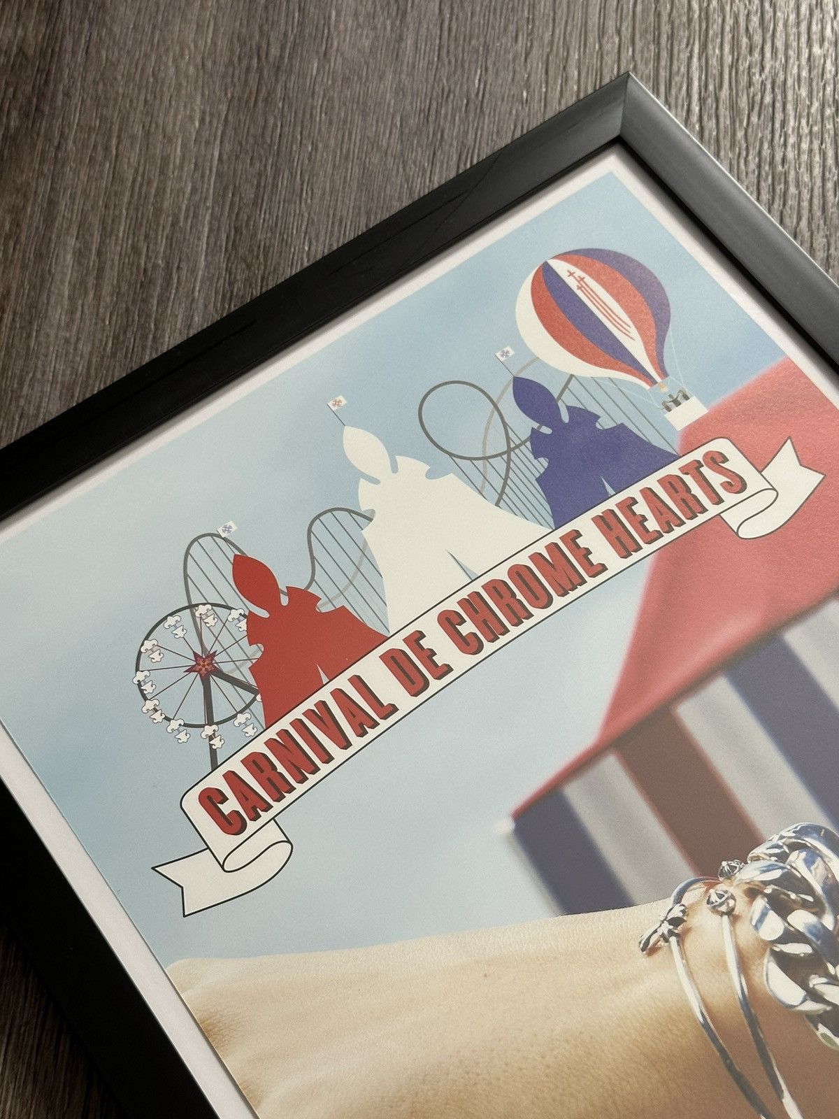 Chrome Hearts 🖤Chrome Hearts🖤 Carnival 9x12 Framed Poster Size ONE SIZE - 4 Thumbnail