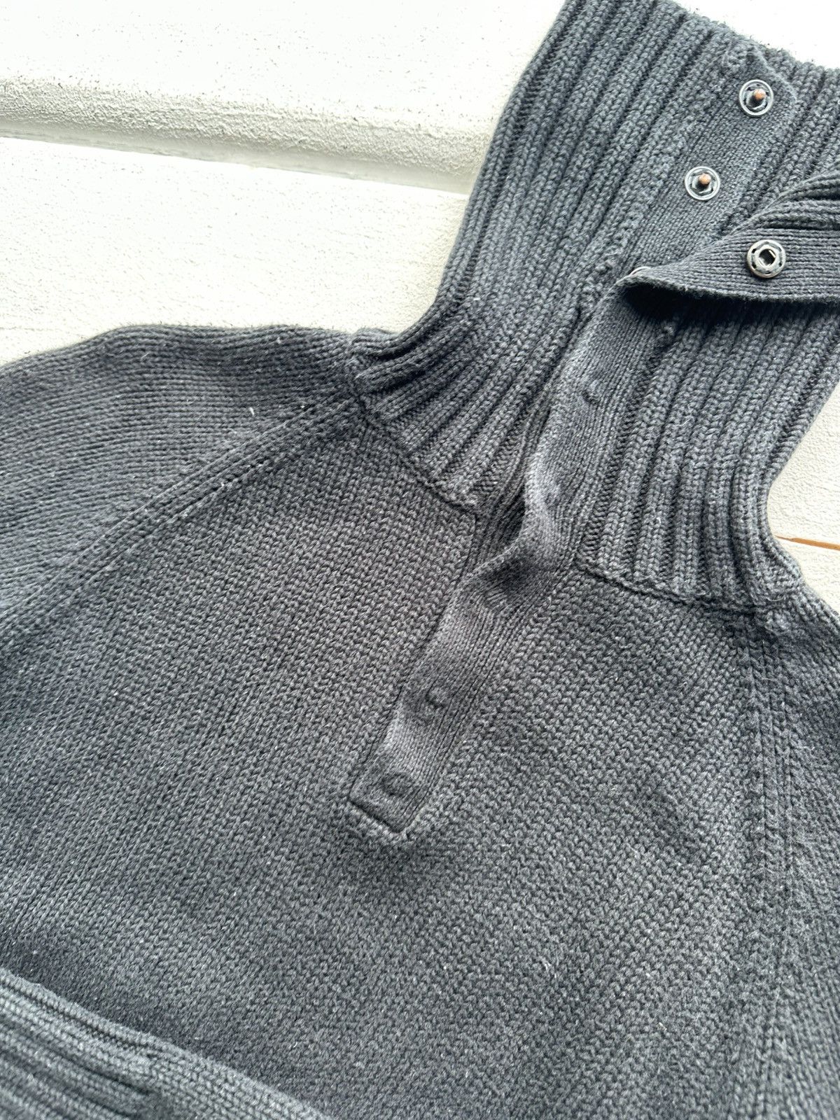 Ralph Lauren 🚨POLO JEANS CO RALPH LAUREN RARE BLACK SWEATER Size L / US 10 / IT 46 - 4 Thumbnail