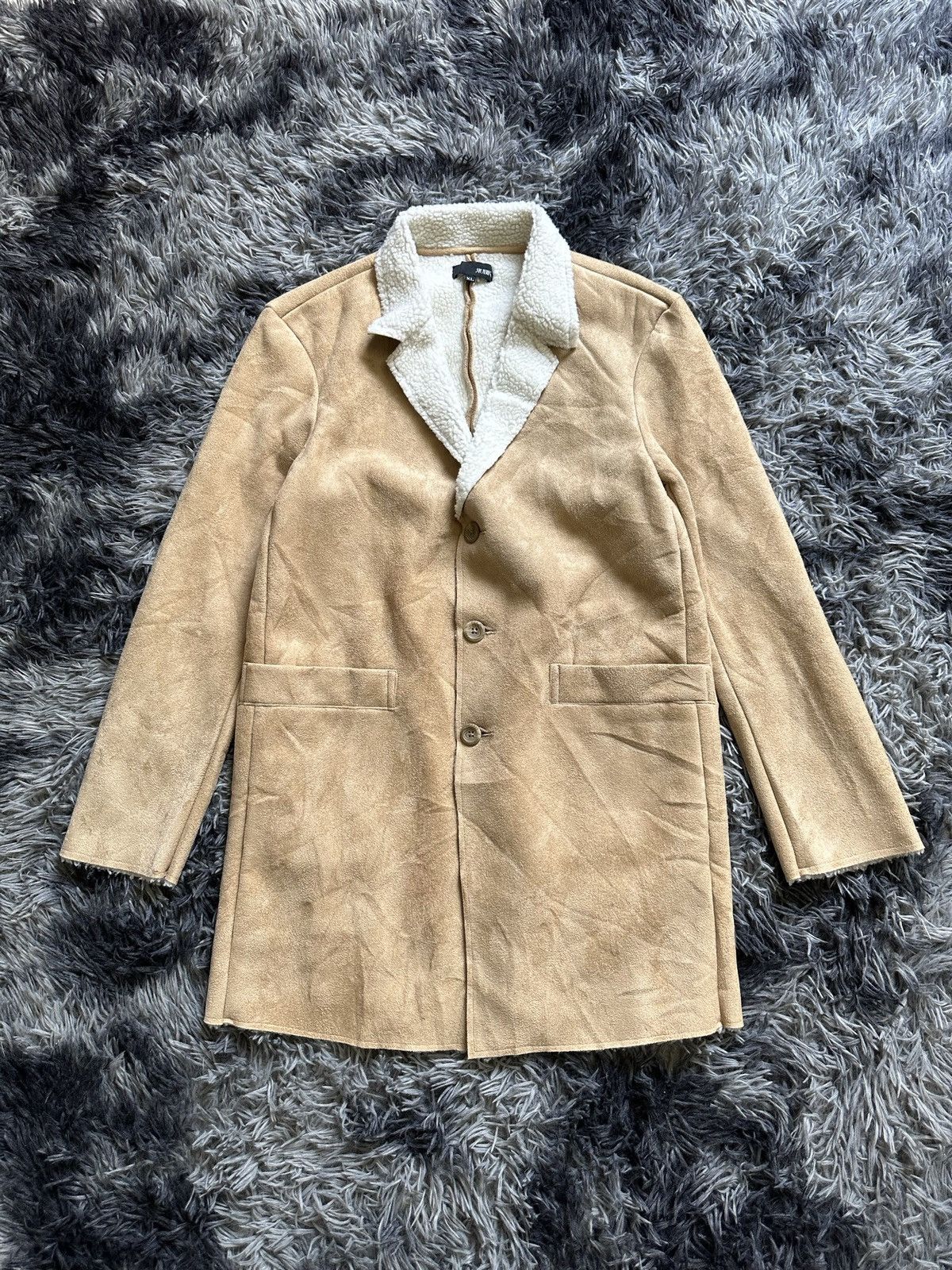 Japanese Brand Avant-garde Rubik moleskin Sherpa long coat Size US L / EU 52-54 / 3 - 13 Thumbnail