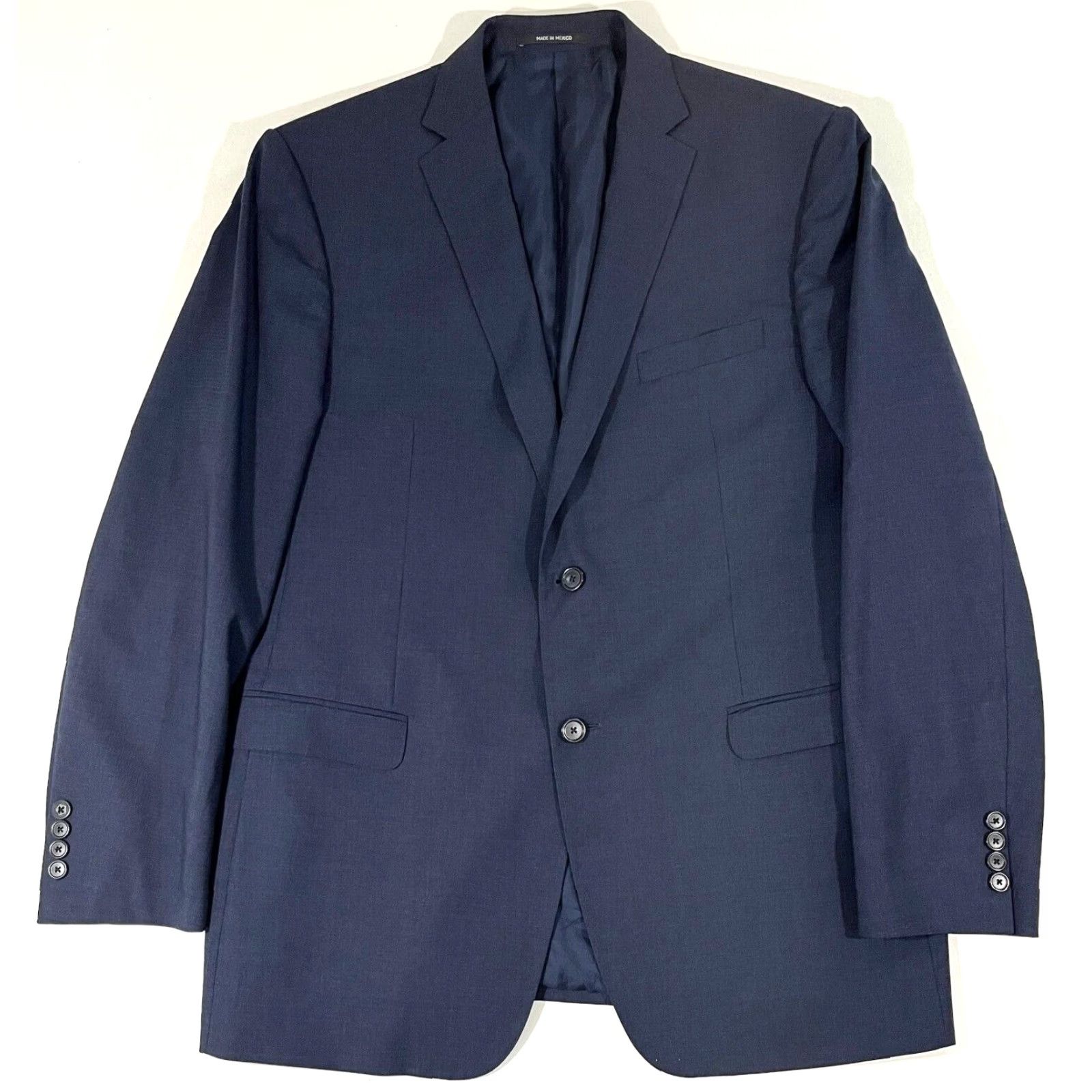 Ermenegildo Zegna Ermenegildo Zegna Z Zegna Wool Suit Jacket Navy 44R Regular Men's Jacket Two-Button Navy Z Zegna 54R US 44R Vintage/Classic Men’s Suit Jacket Size 42R - 2 Thumbnail