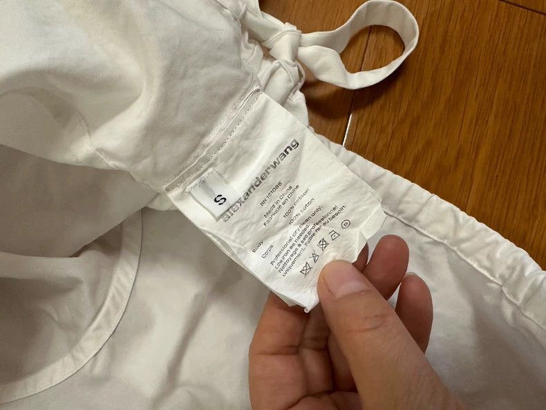 Alexander Wang Alexander Wang Short White Shirt- Size S / US 4 / IT 40 - 2 Thumbnail