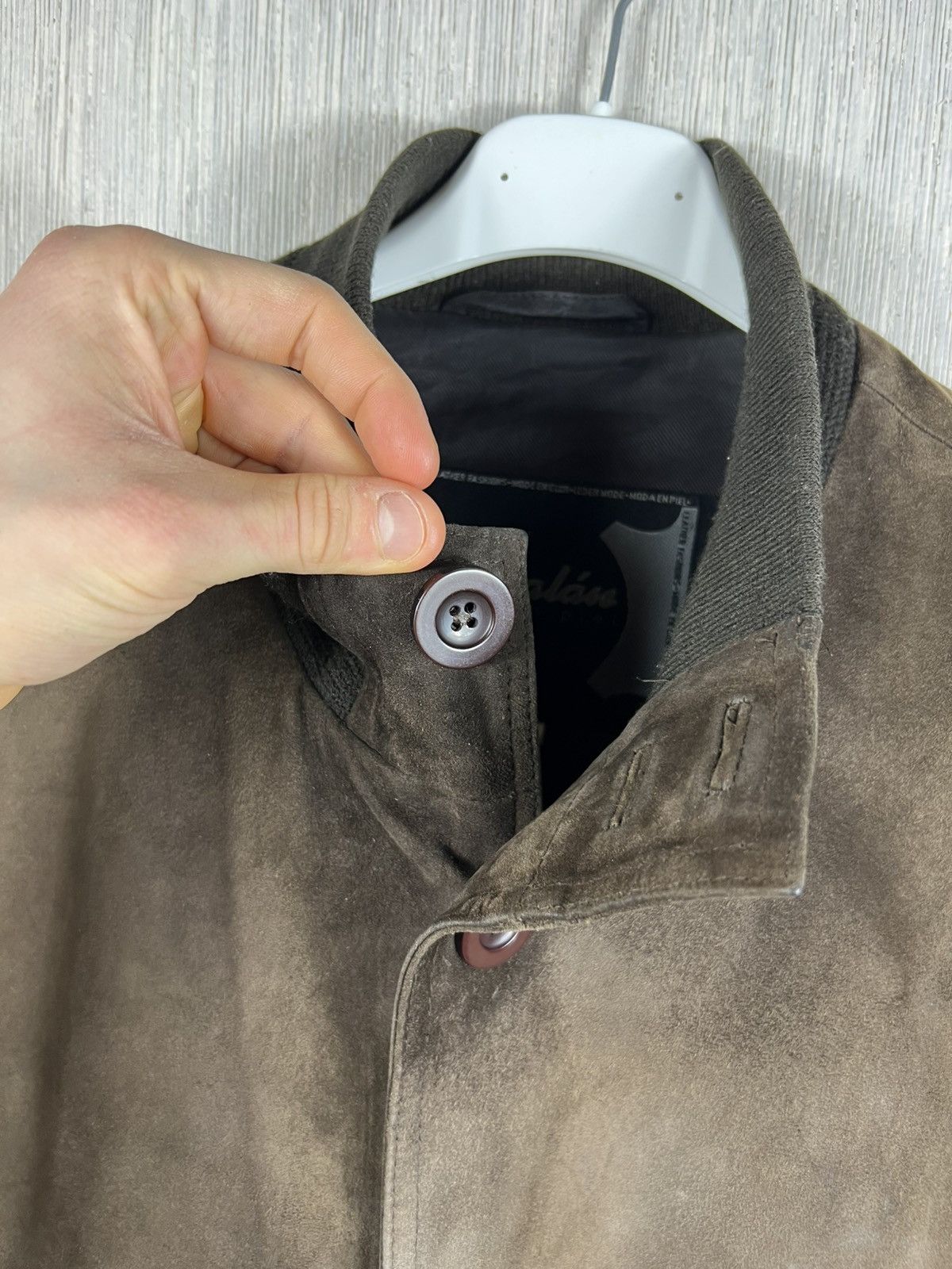 Vintage Vintage 90s Corbalan suede leather bomber aviator jacket Size US L / EU 52-54 / 3 - 13 Thumbnail