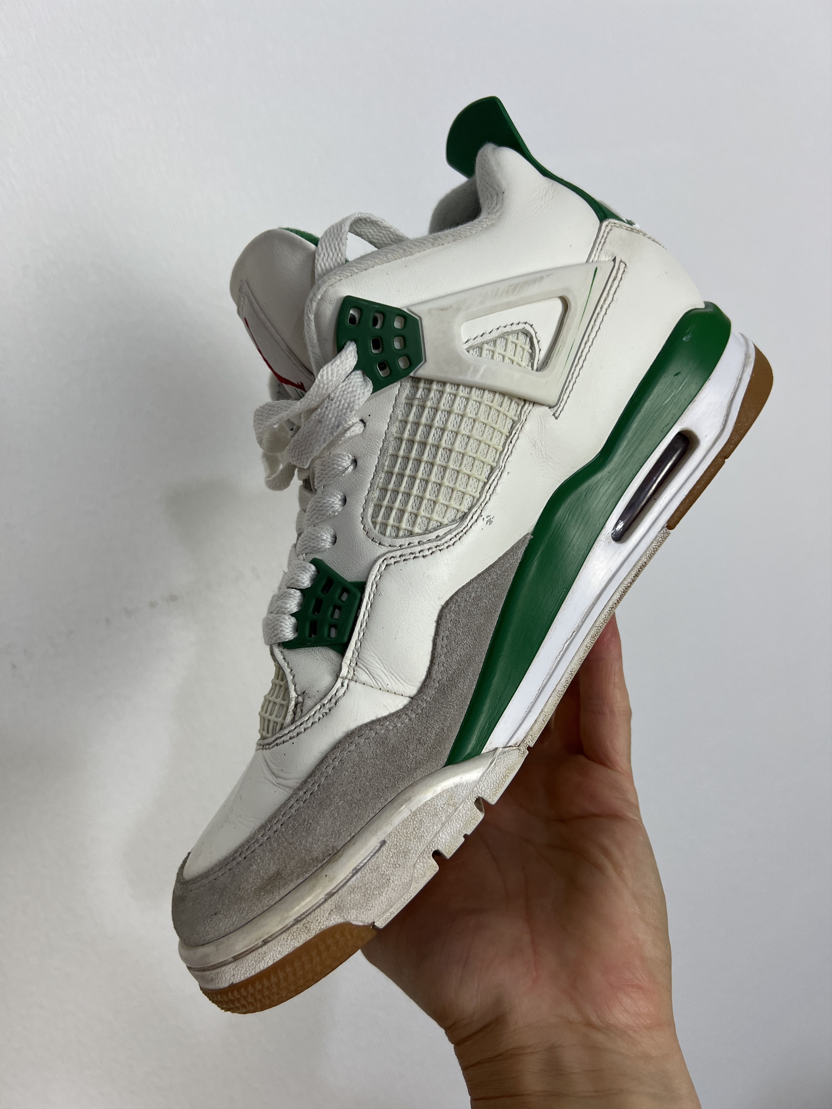 Nike Size US 9.5 Jordan 4 Retro SP x Nike SB Mid Pine Green Size US 9.5 / EU 42-43 - 13 Thumbnail